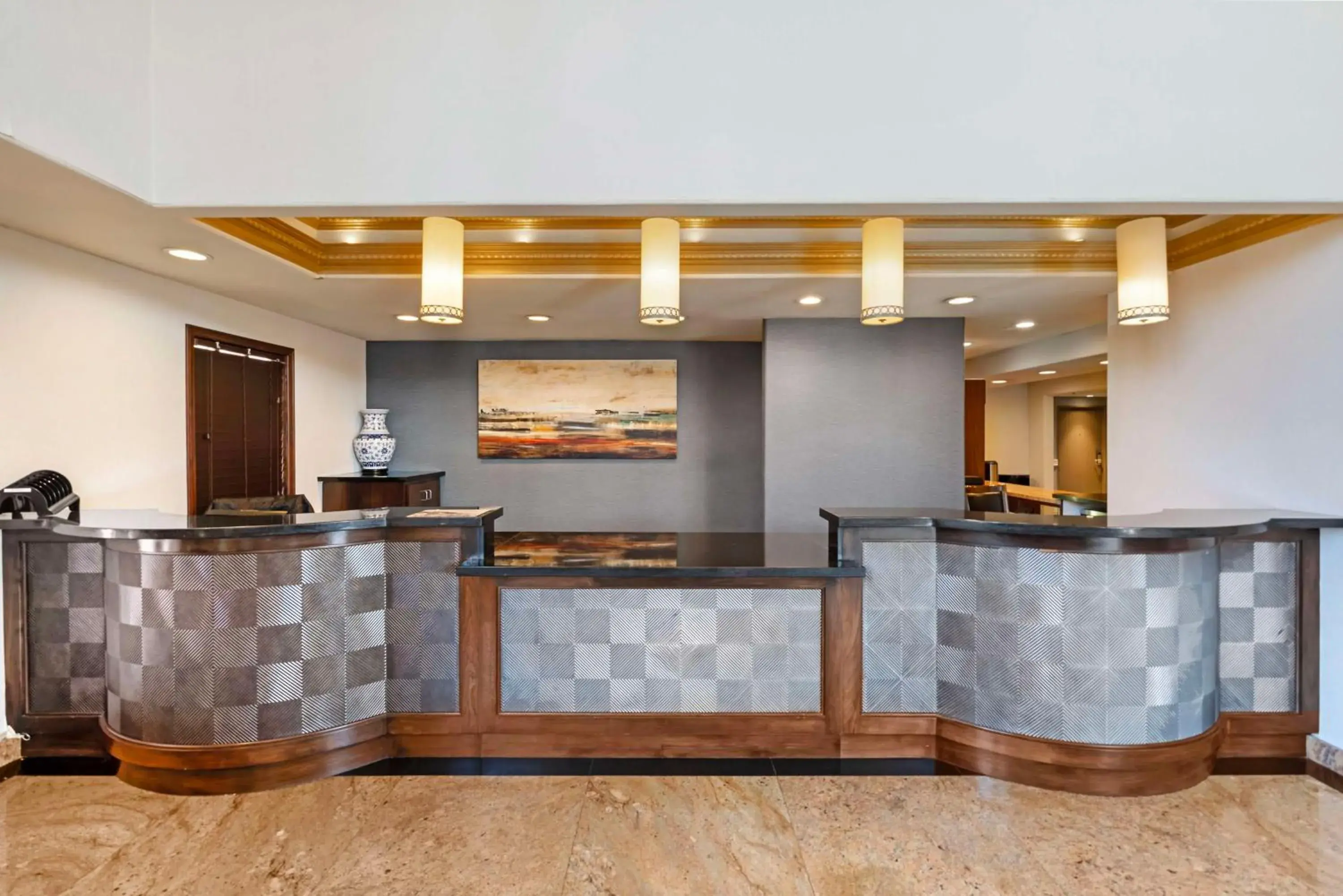 Lobby or reception in Best Western Plus Newport Mesa Inn Lobby or reception in Best Western Plus Newport Mesa Inn