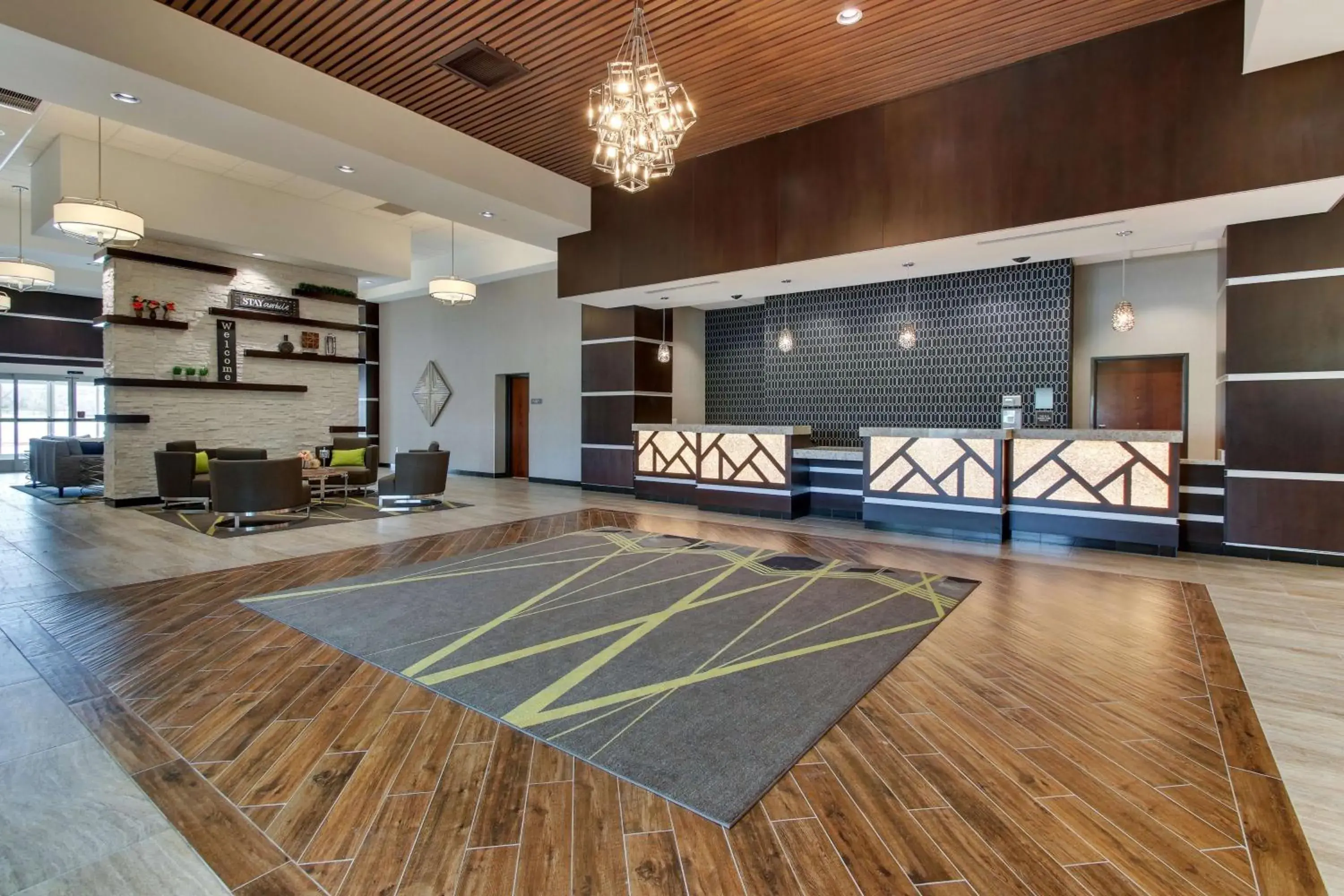 Lobby or reception in Drury Plaza Hotel Dallas Richardson Lobby or reception in Drury Plaza Hotel Dallas Richardson