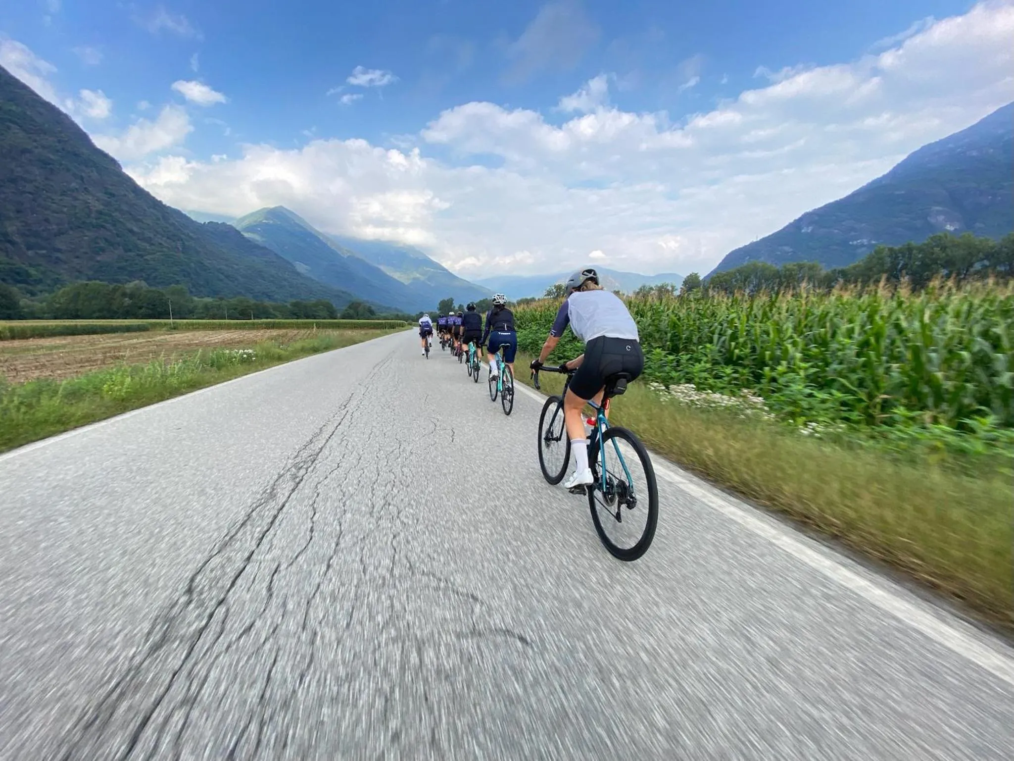 Cycling in Casa della Capra