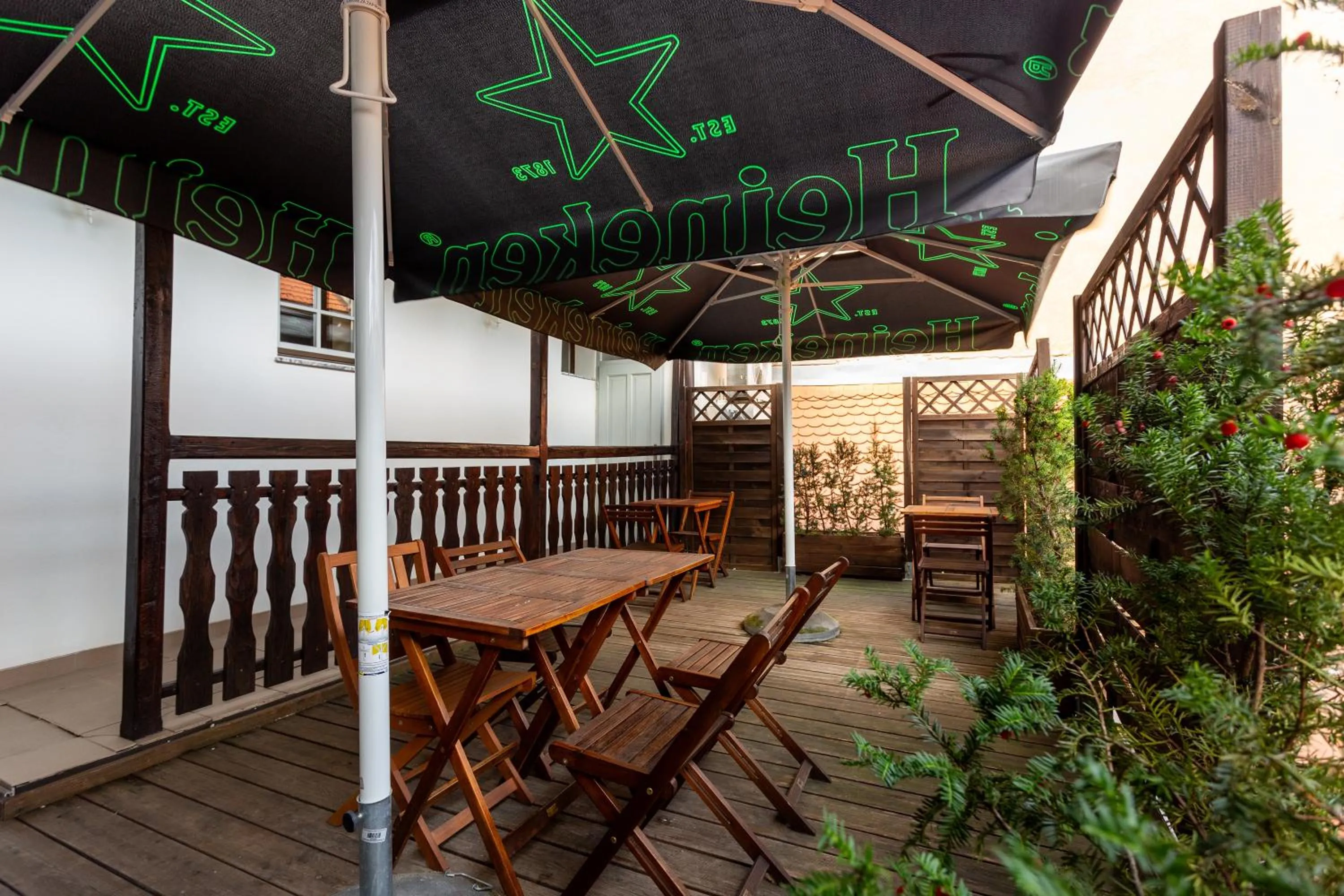 Patio in Patrick's Pub