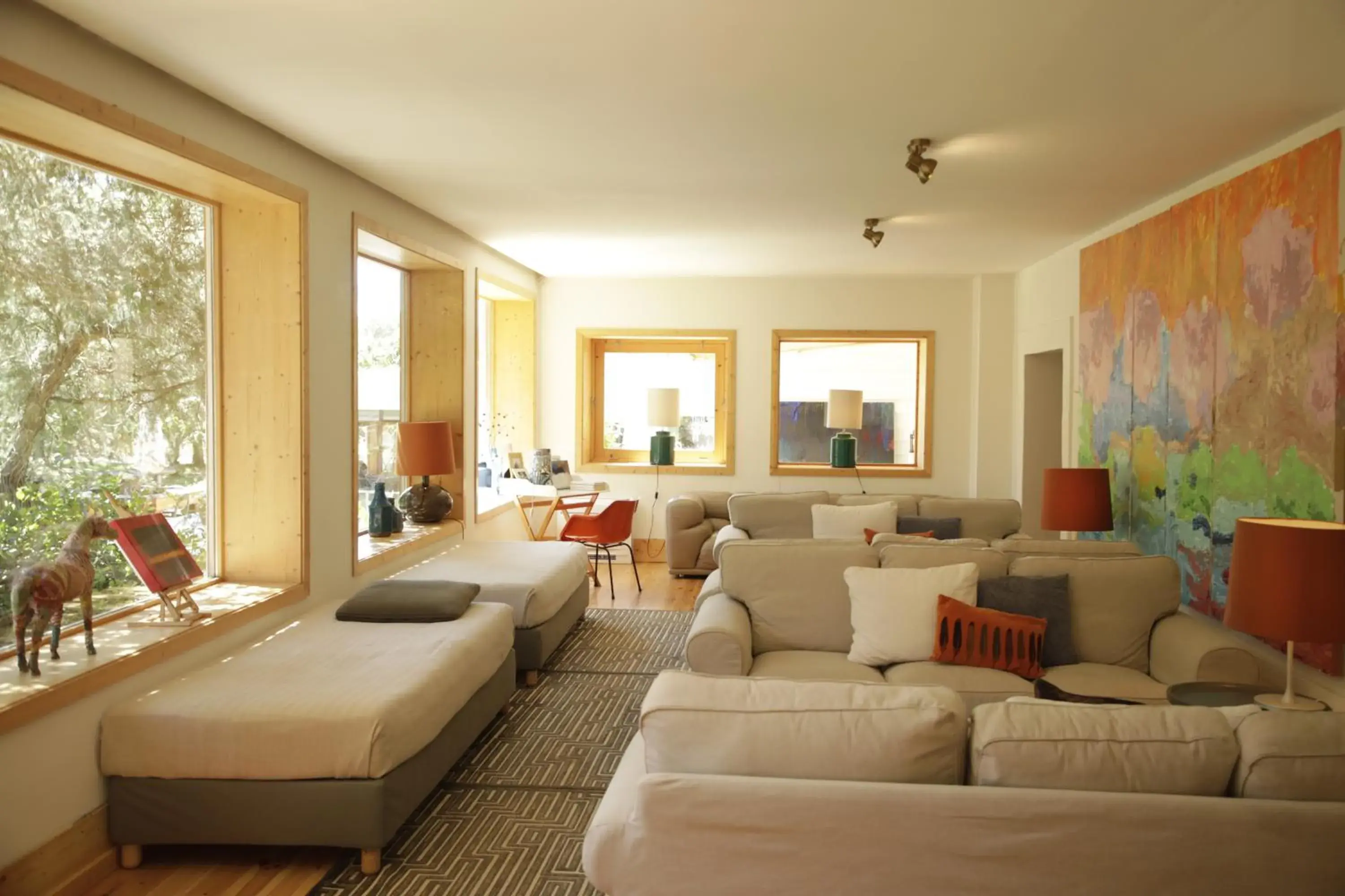 Living room, Bed in Herdade da Matinha Country House & Restaurant Living room, Bed in Herdade da Matinha Country House & Restaurant