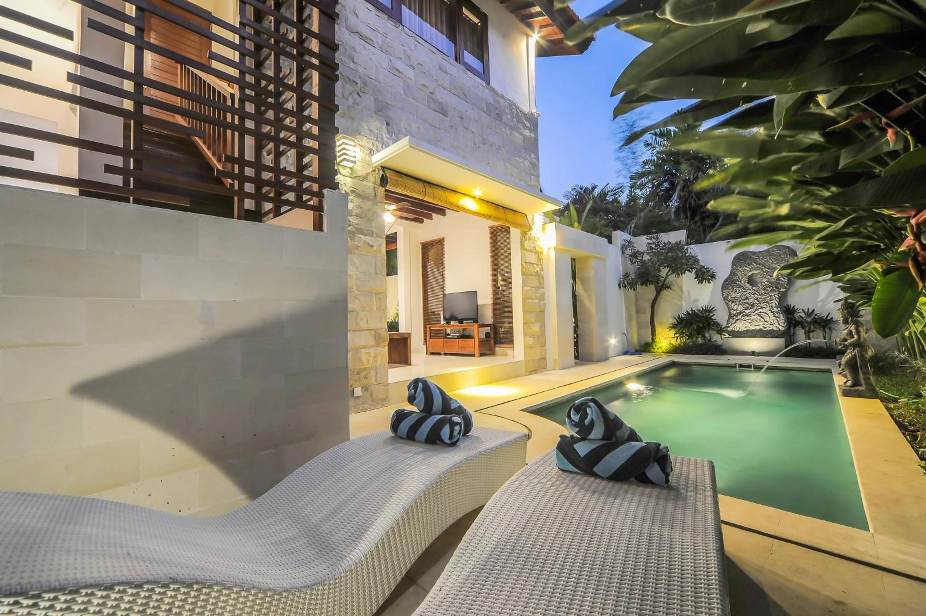 Pool view in Villa COSMO, Seminyak