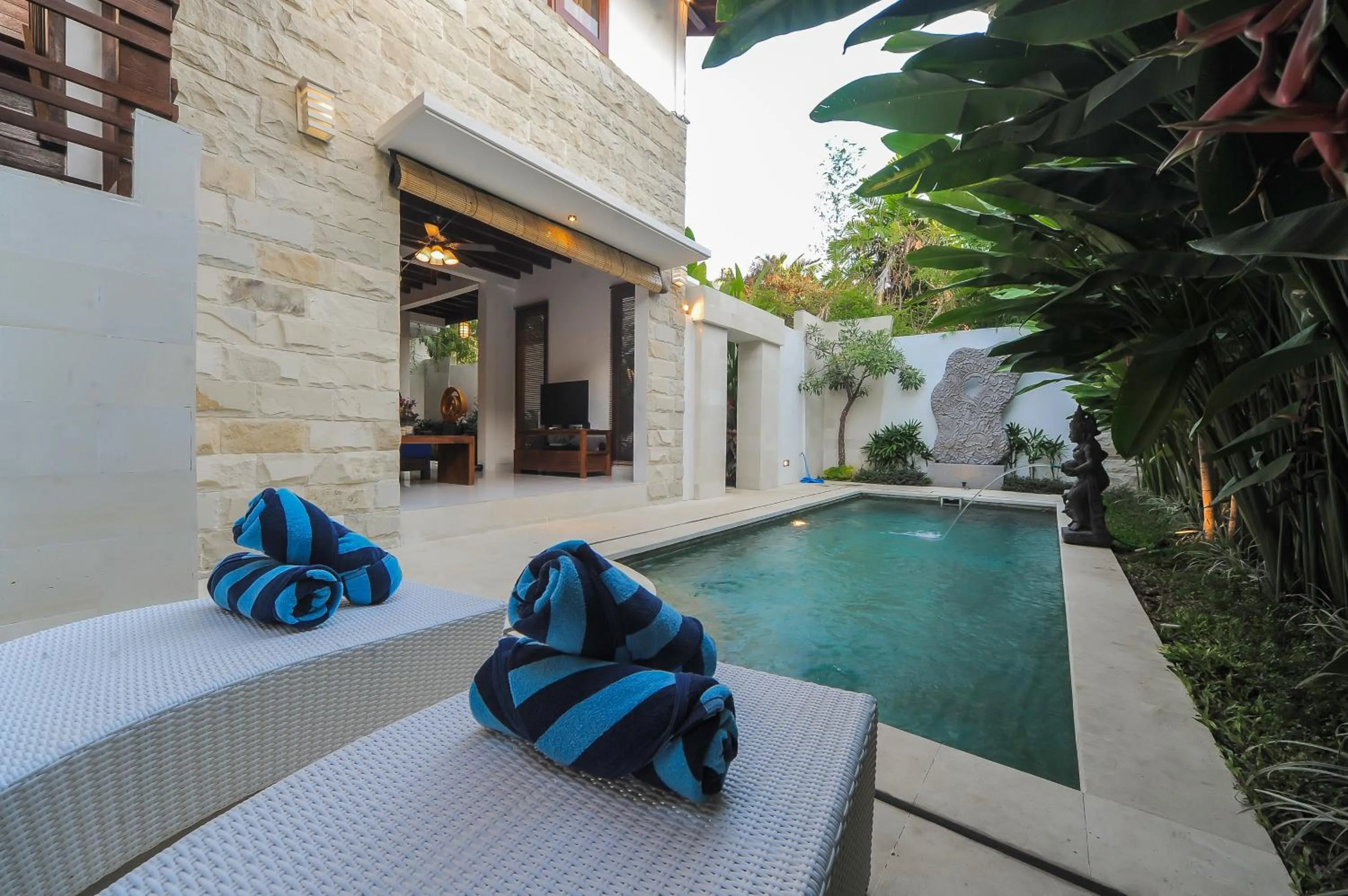 Pool view in Villa COSMO, Seminyak