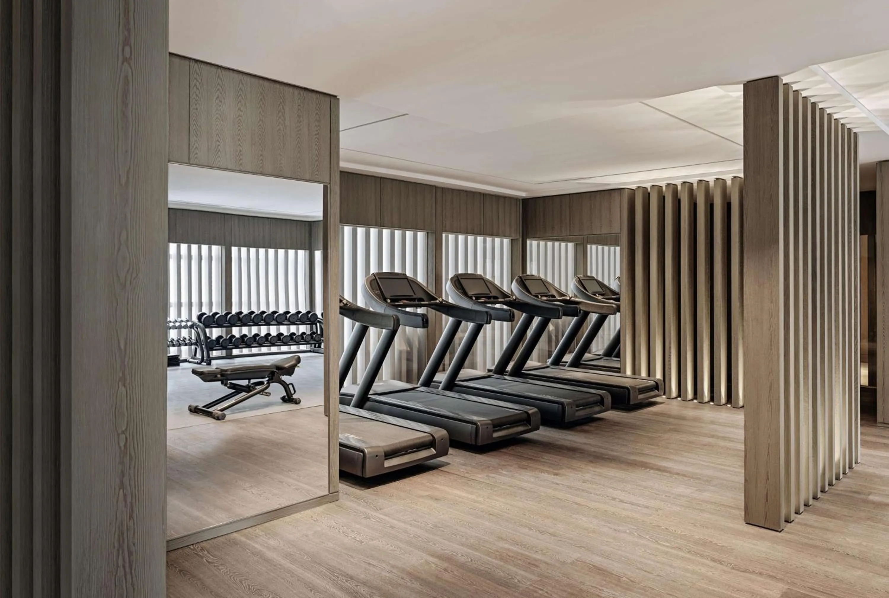 Fitness centre/facilities in Park Hyatt Shenzhen