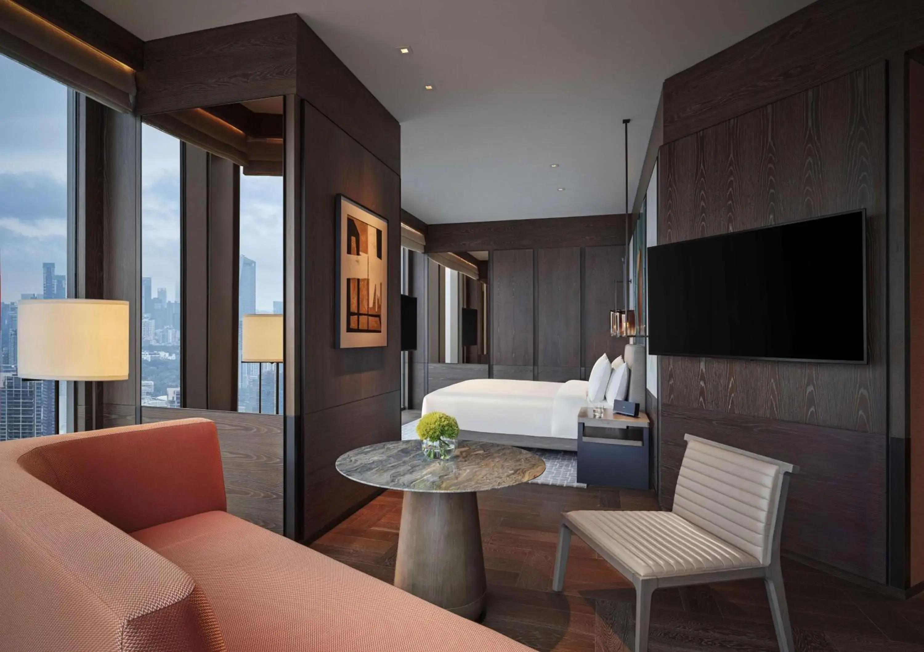 King Room with City View in Park Hyatt Shenzhen King Room with City View in Park Hyatt Shenzhen