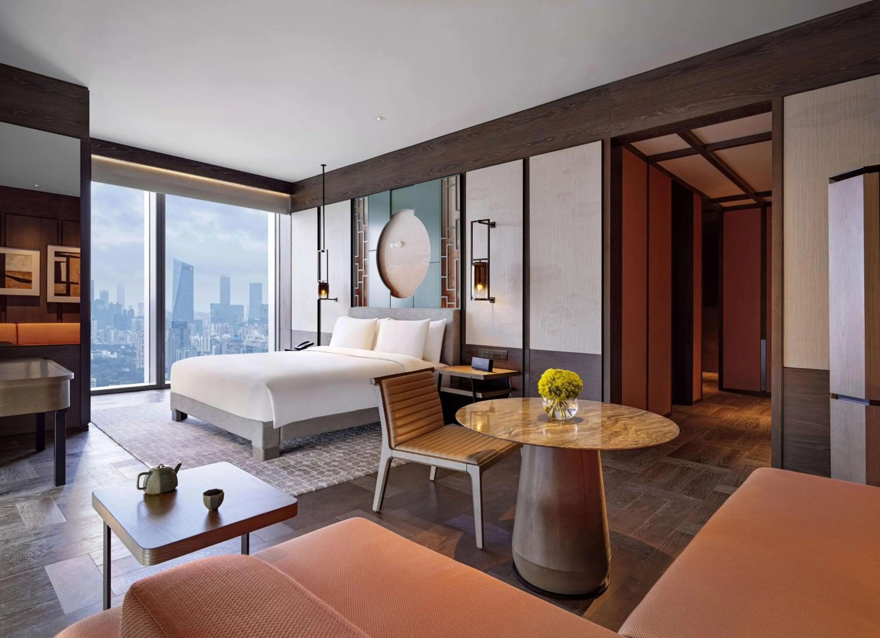 Photo of the whole room, Bed in Park Hyatt Shenzhen