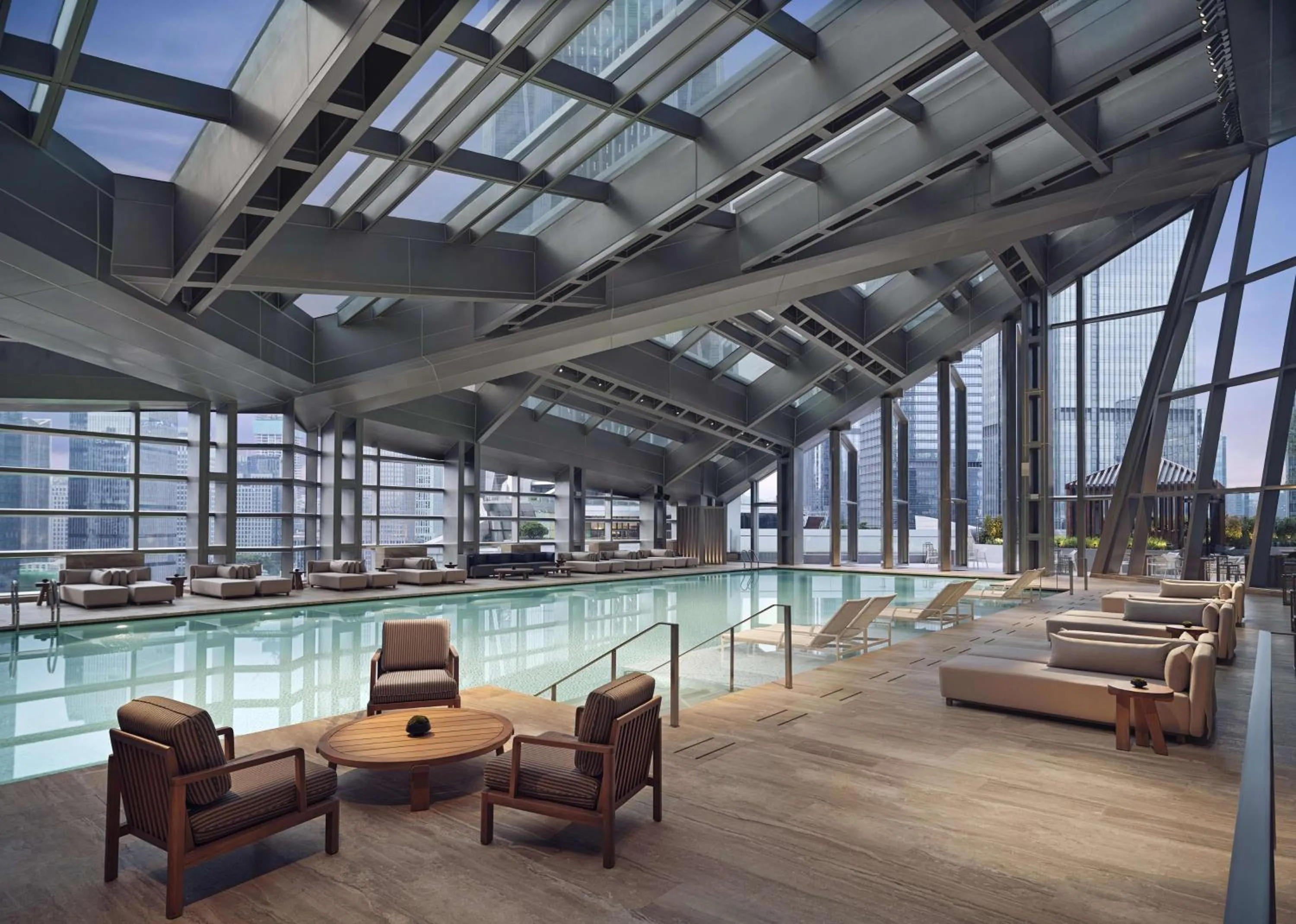 On site in Park Hyatt Shenzhen