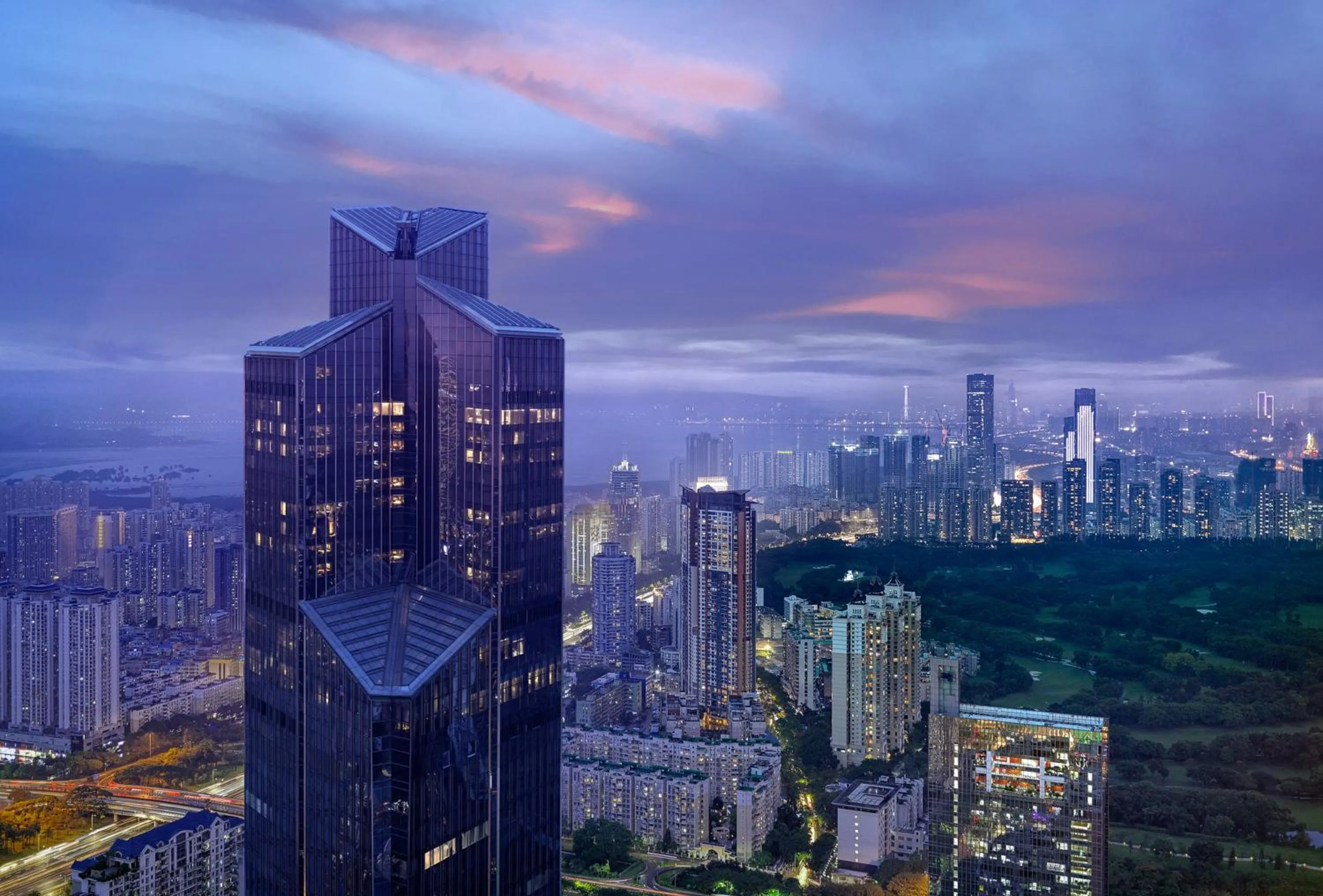 Property building in Park Hyatt Shenzhen