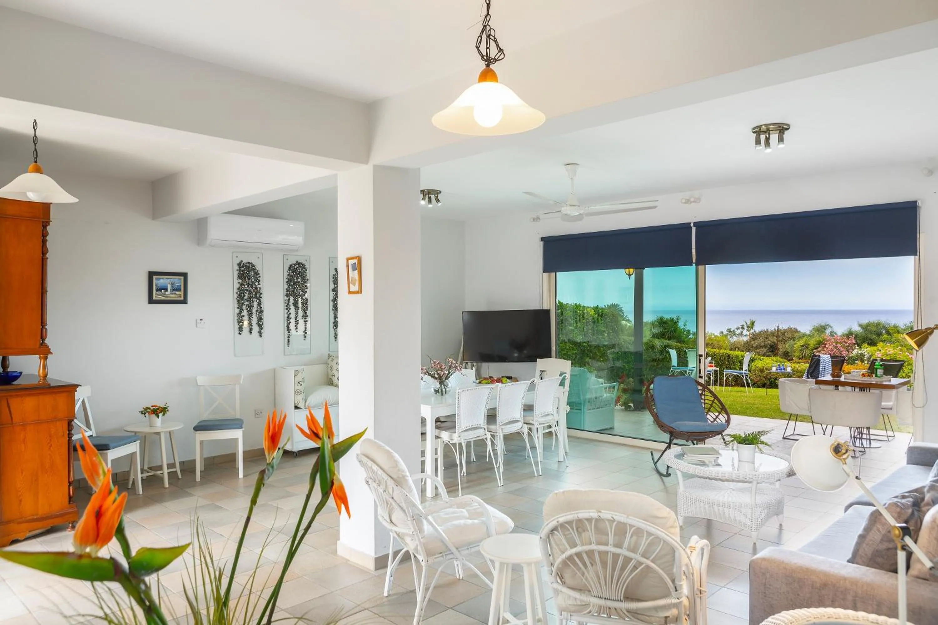 Living room in Protaras Sirina Waterfront Villa