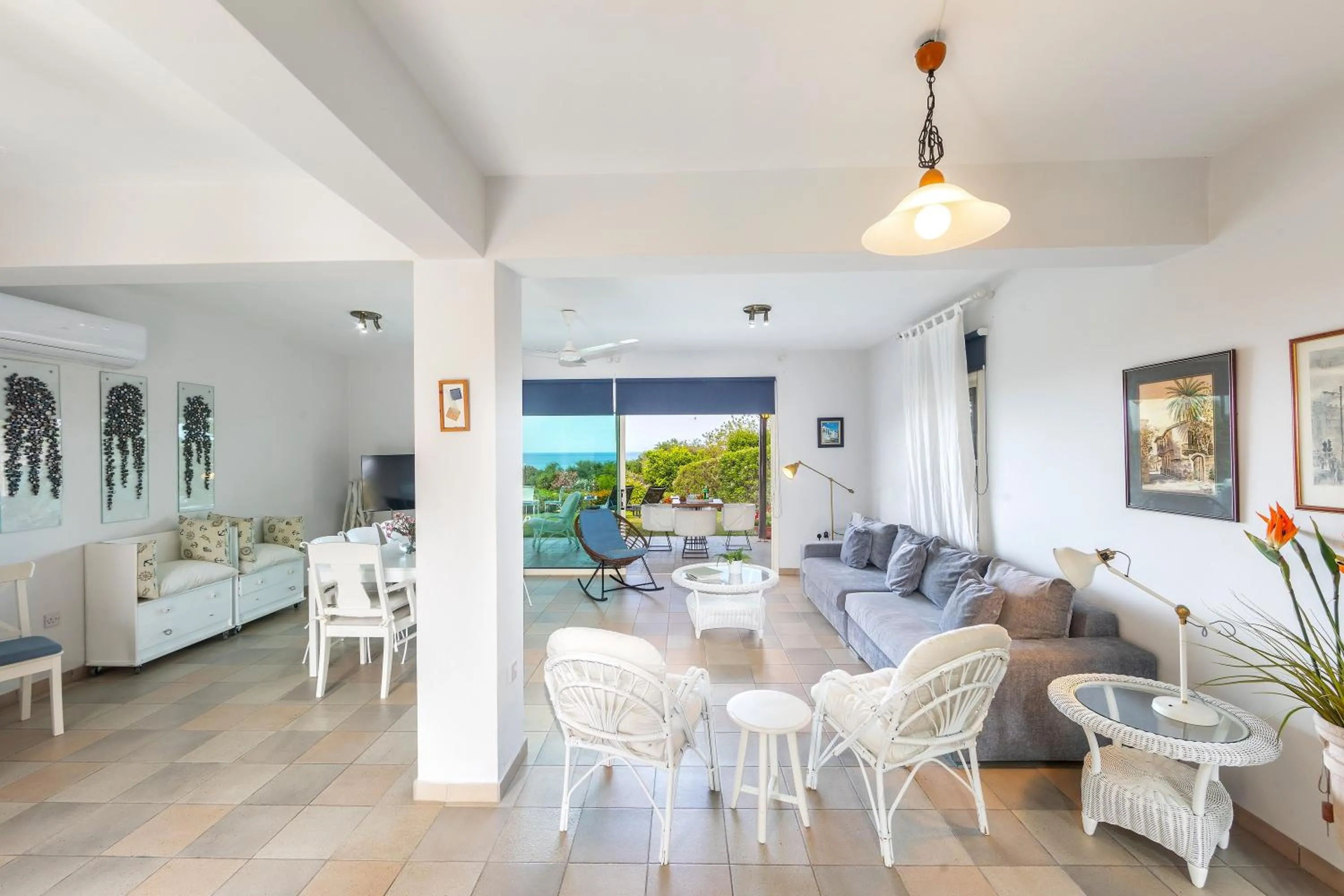 Living room, Bed in Protaras Sirina Waterfront Villa