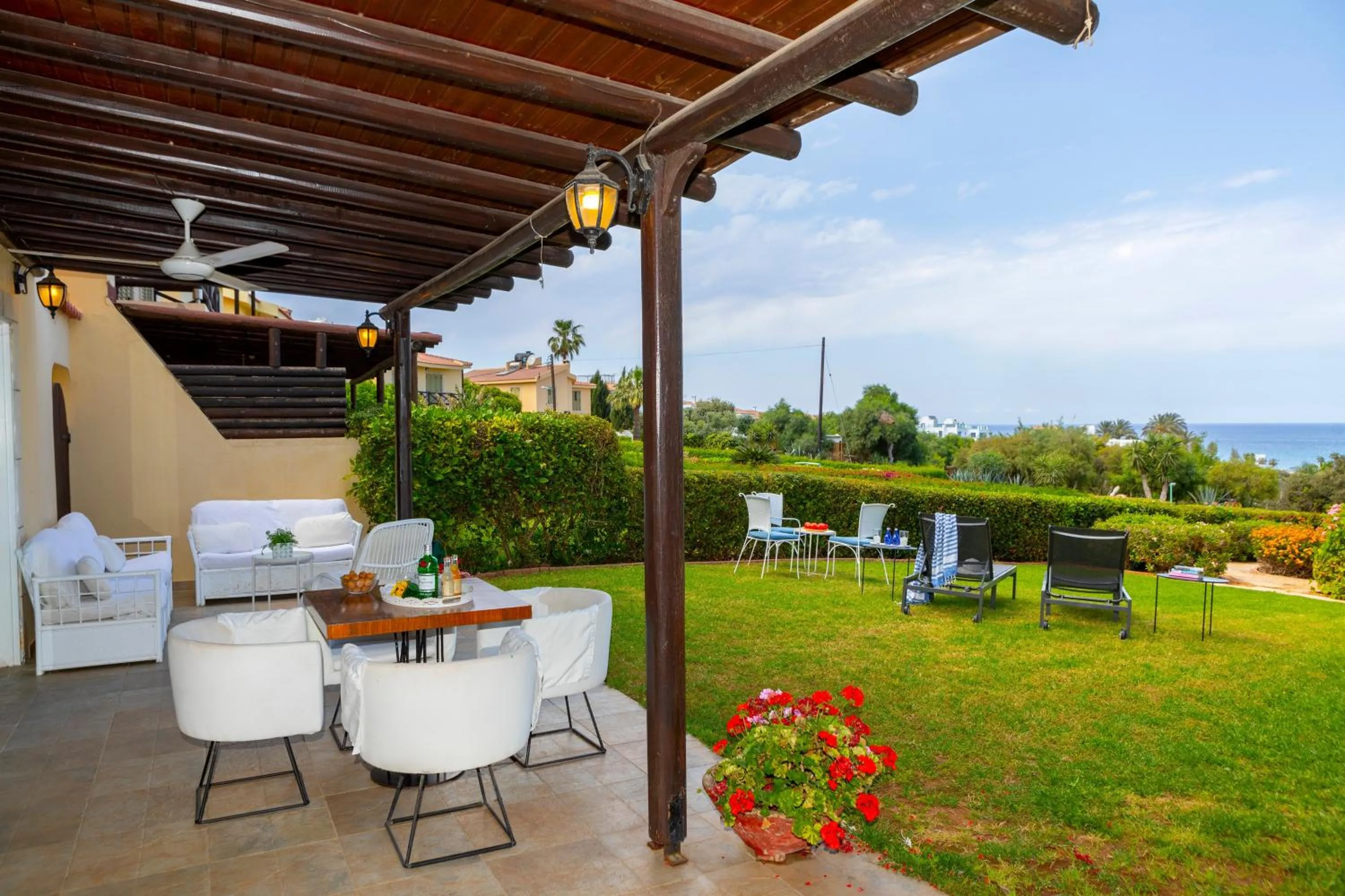 Patio in Protaras Sirina Waterfront Villa