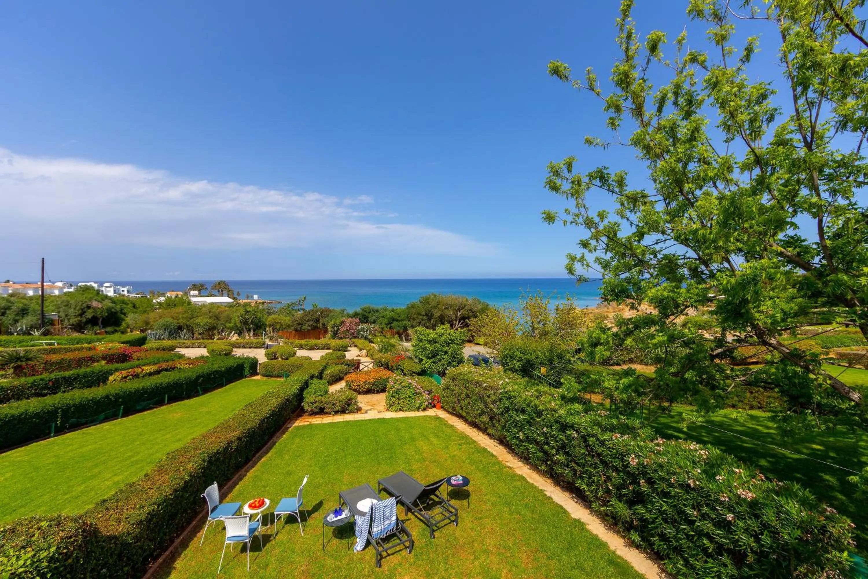 Garden view in Protaras Sirina Waterfront Villa
