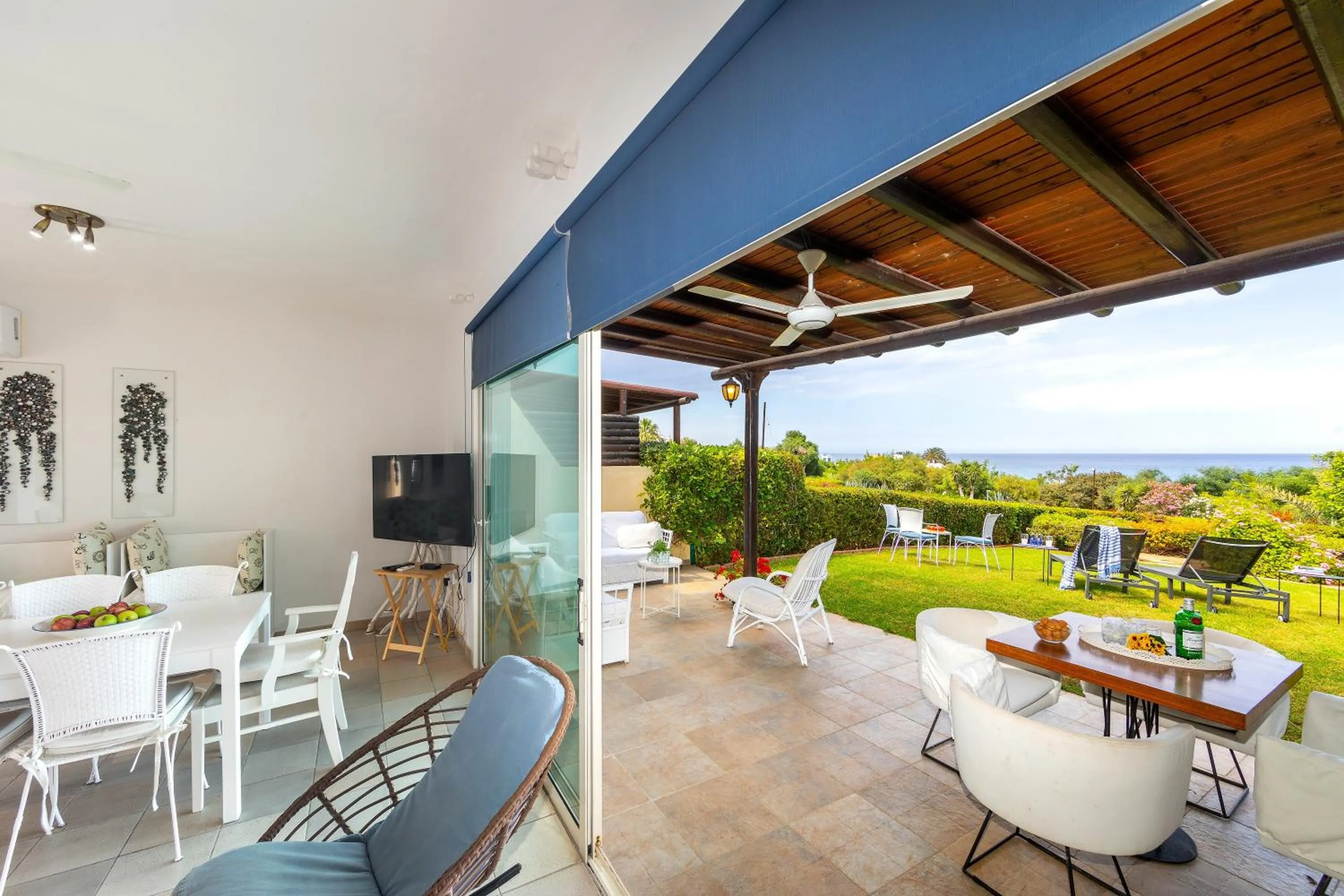 Patio in Protaras Sirina Waterfront Villa