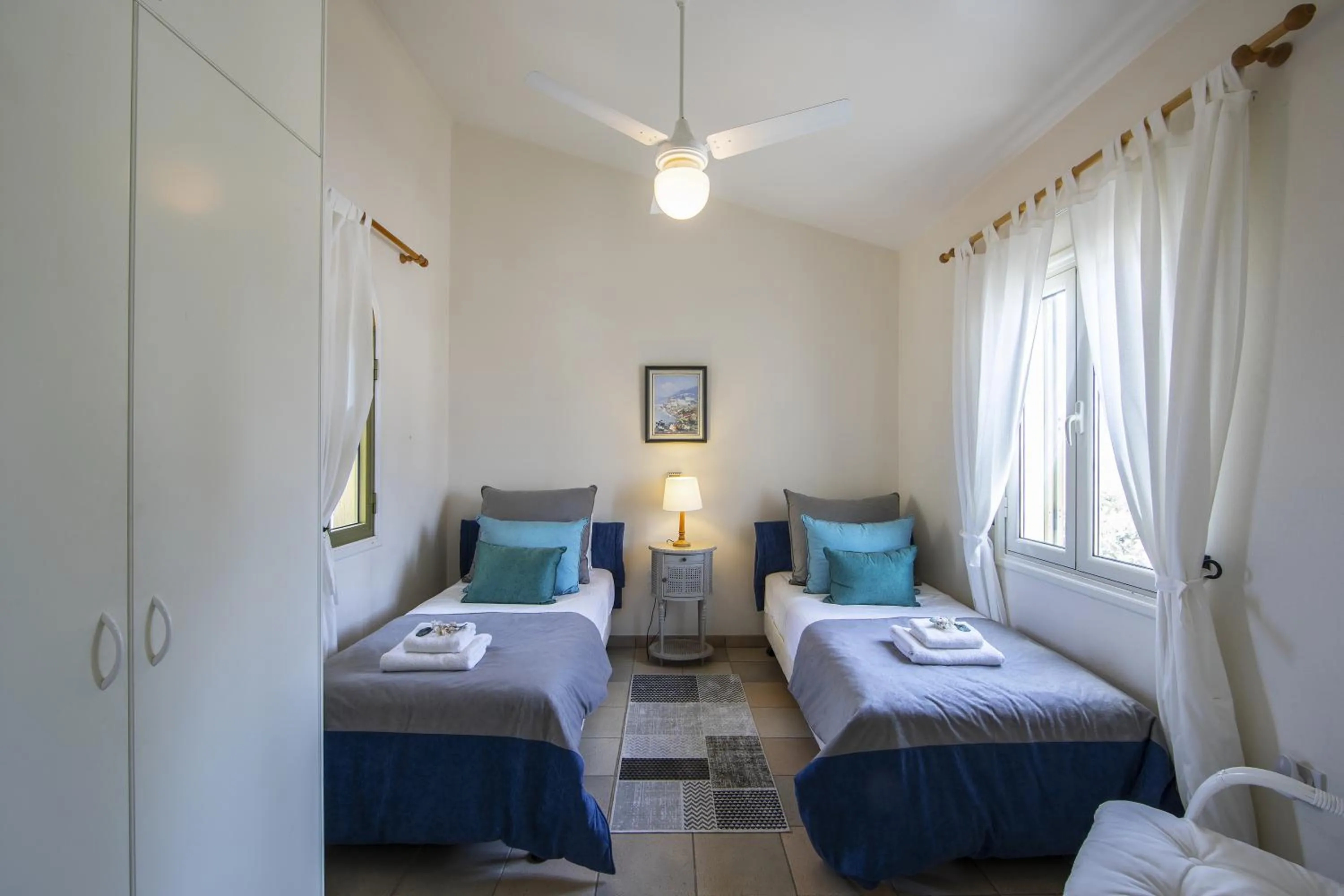 Bedroom, Bed in Protaras Sirina Waterfront Villa