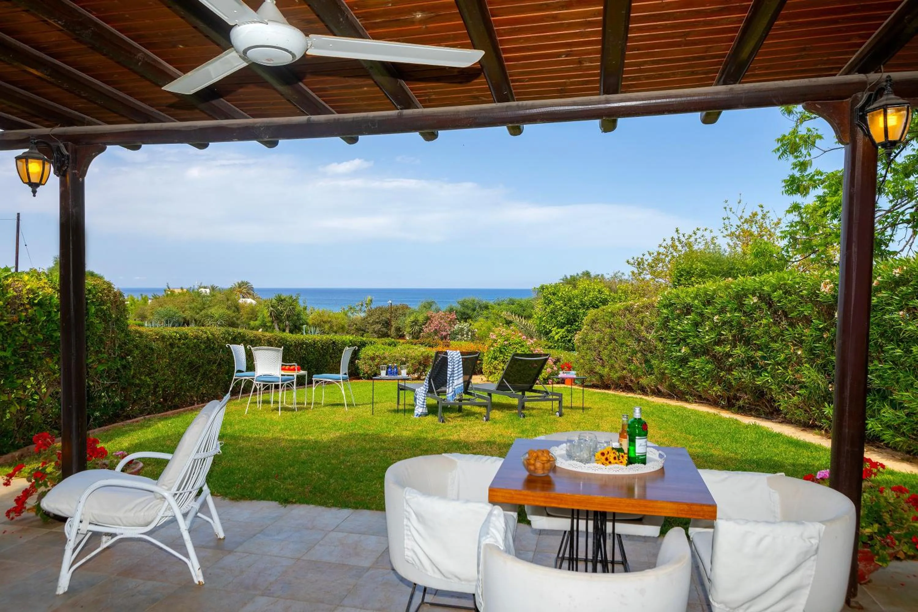 Patio in Protaras Sirina Waterfront Villa