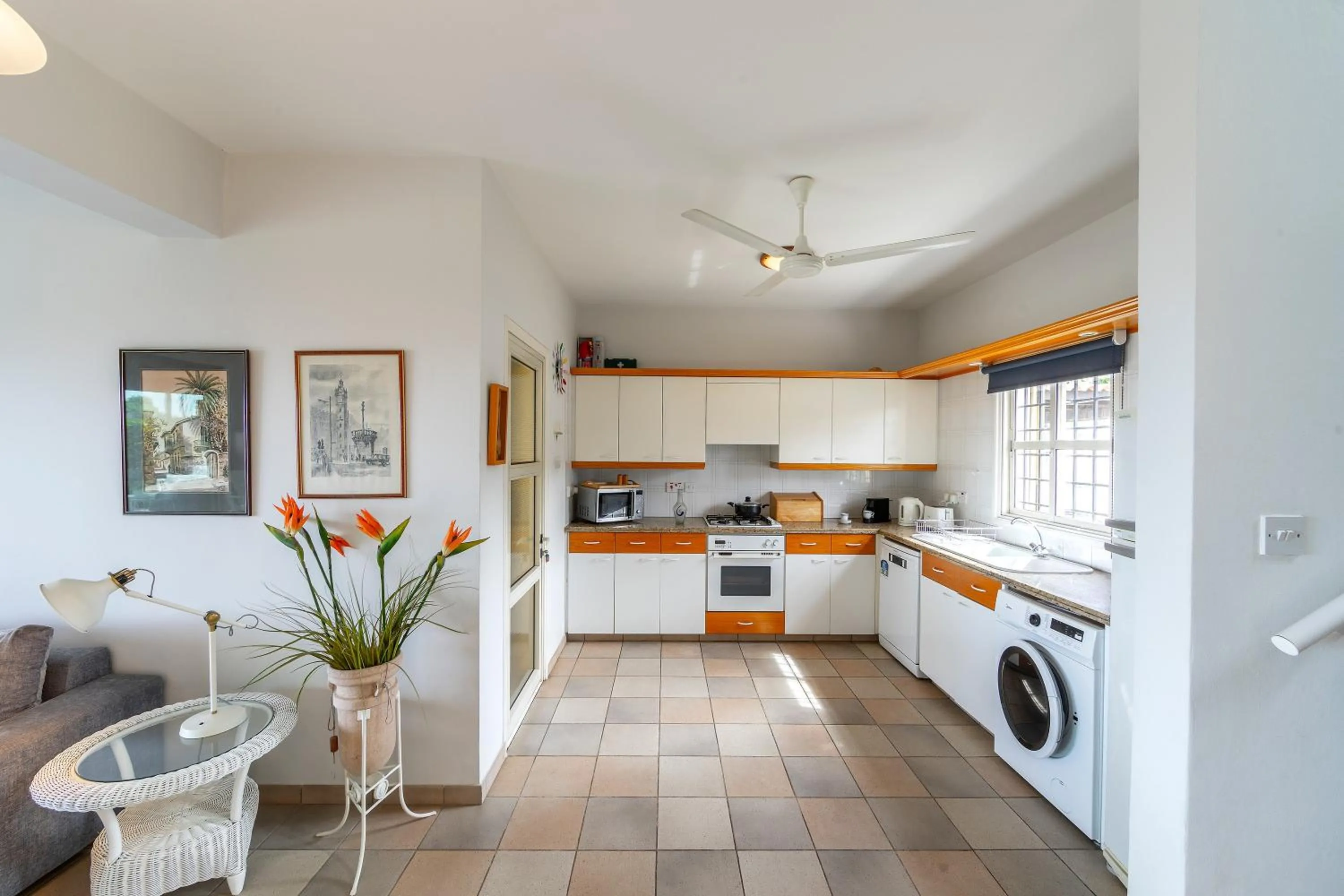Kitchen or kitchenette in Protaras Sirina Waterfront Villa