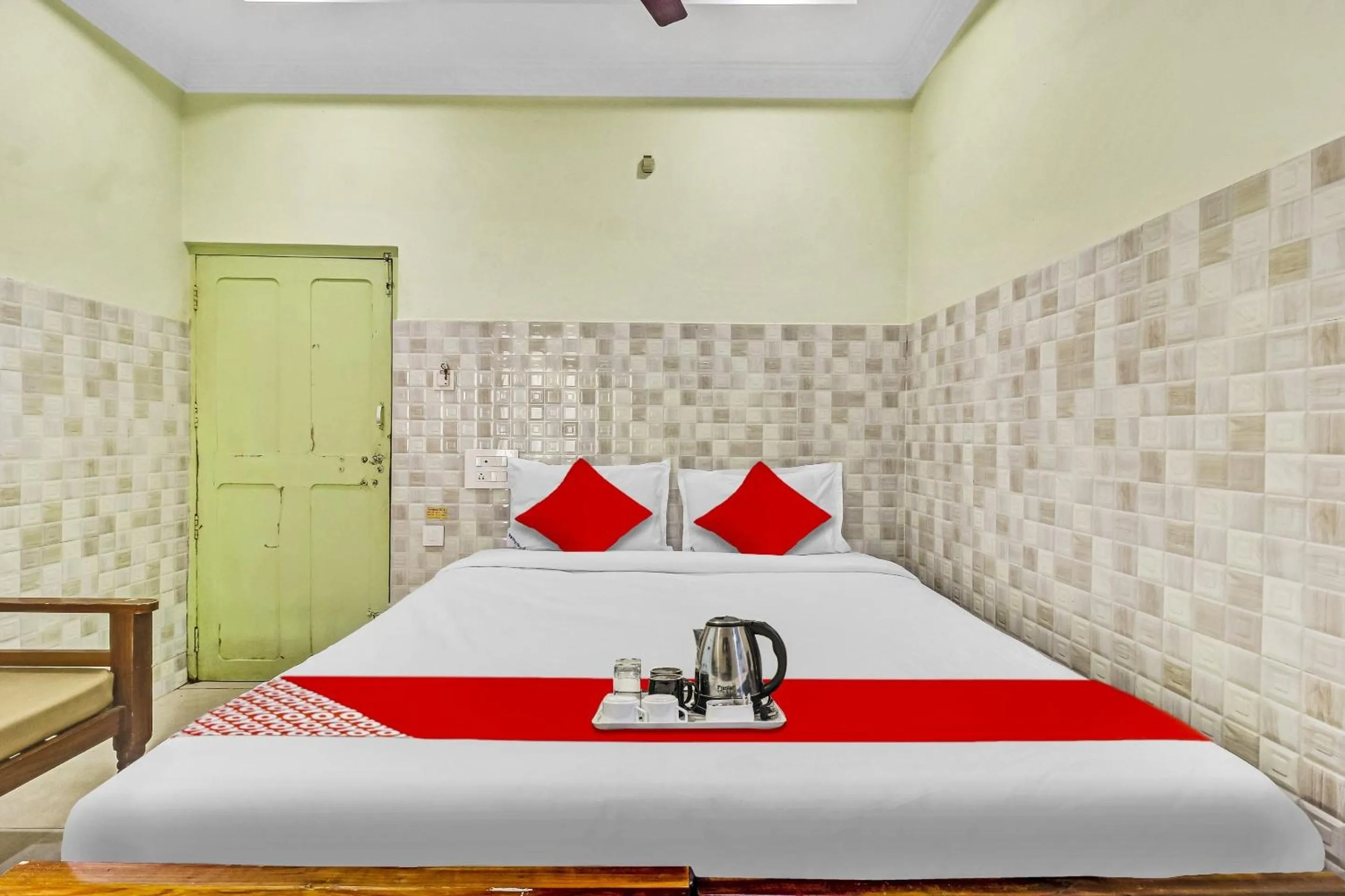 Bedroom, Bed in Hotel O Sridhar