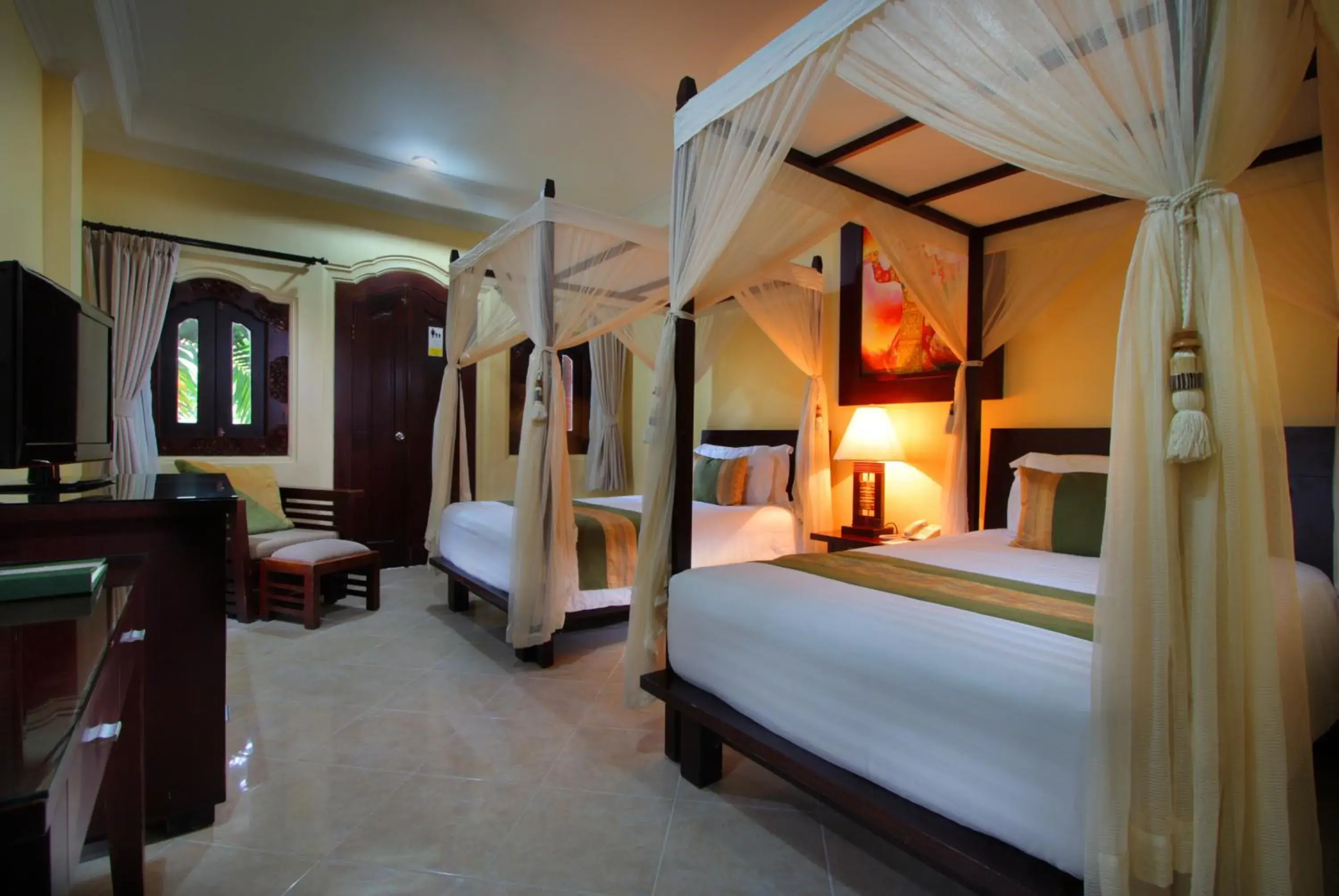 Bedroom, Bed in Adi Dharma Hotel Kuta Bedroom, Bed in Adi Dharma Hotel Kuta