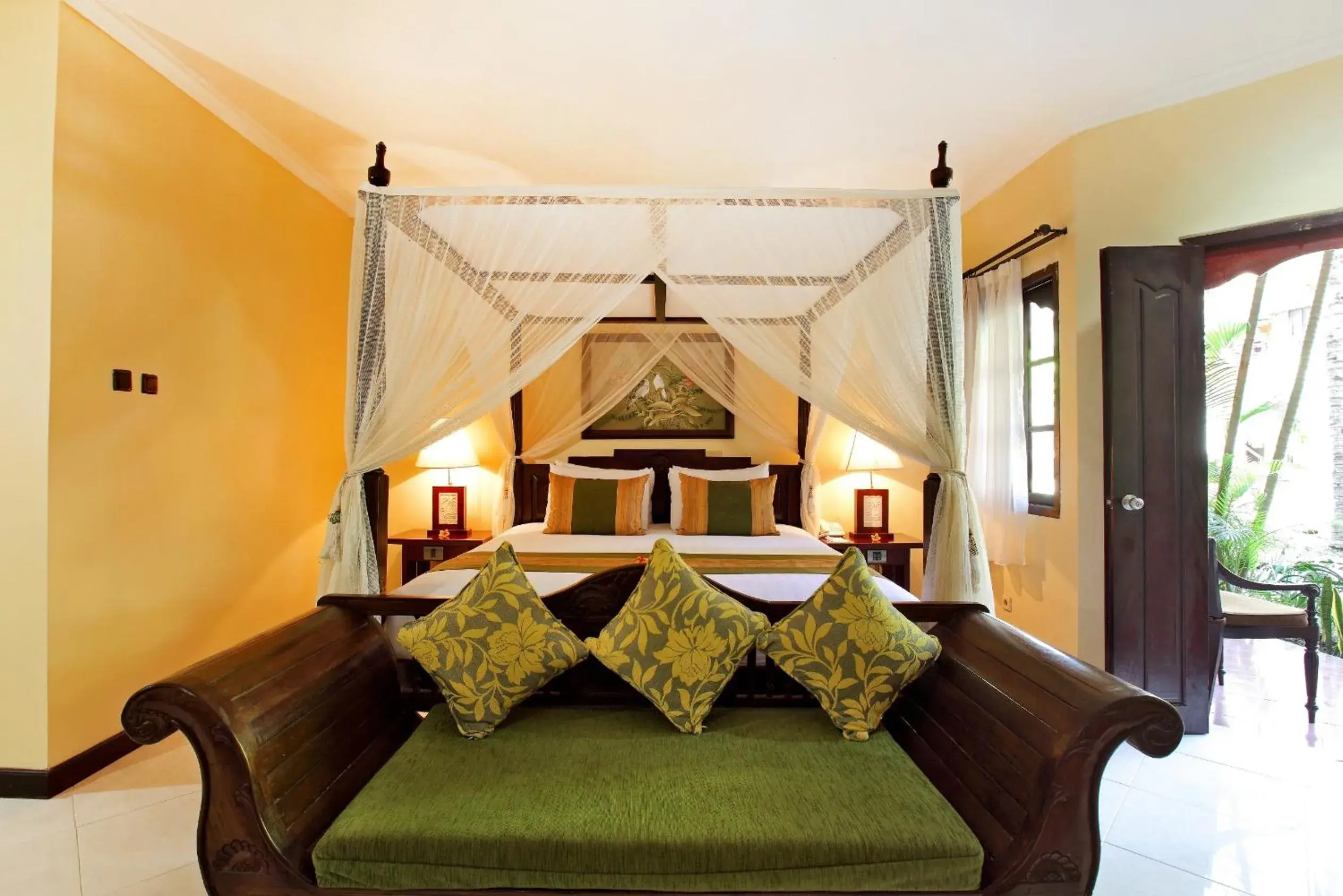 Bed in Adi Dharma Hotel Kuta Bed in Adi Dharma Hotel Kuta