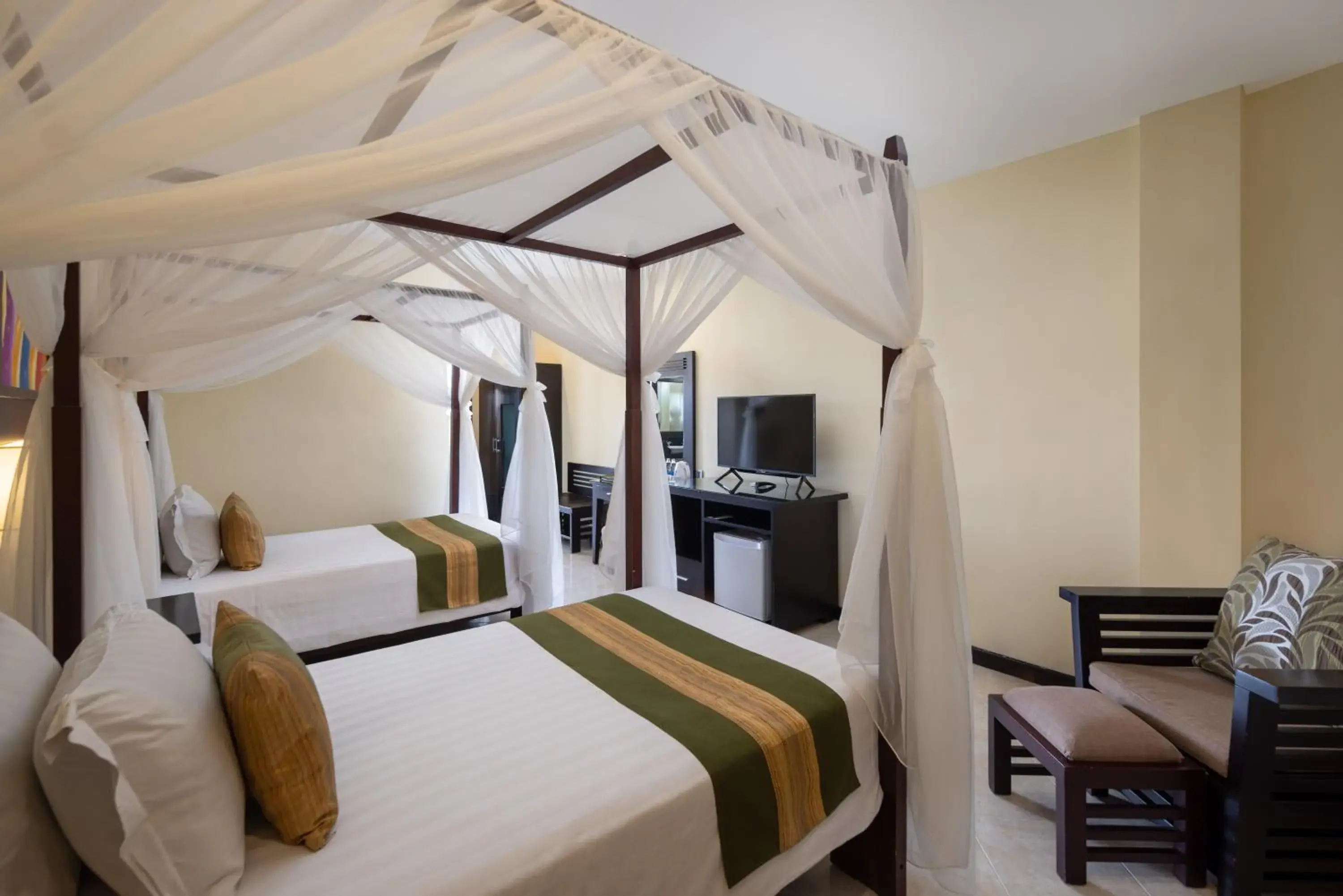 Bedroom, Bed in Adi Dharma Hotel Kuta Bedroom, Bed in Adi Dharma Hotel Kuta