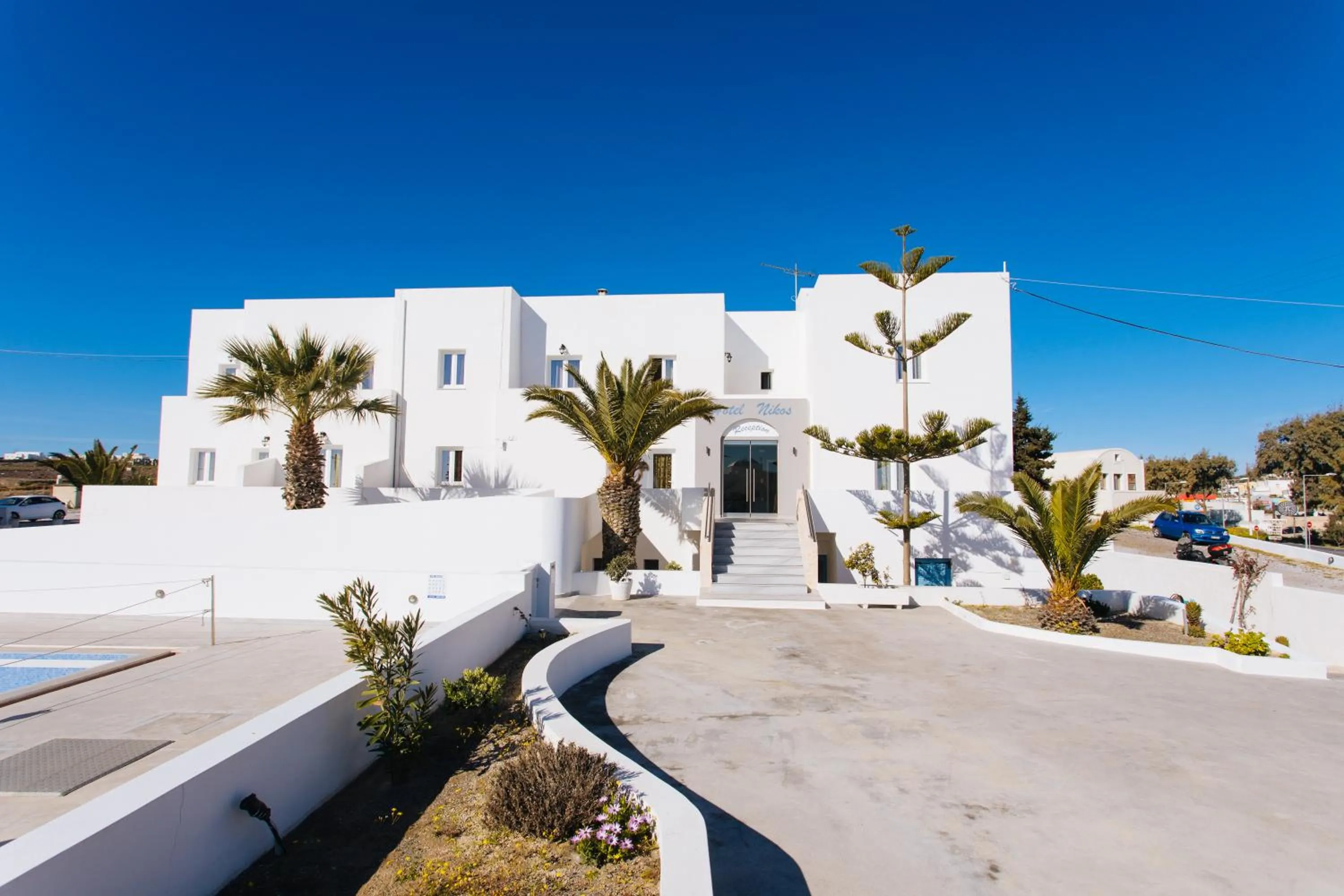 Property building in Nikos Hotel