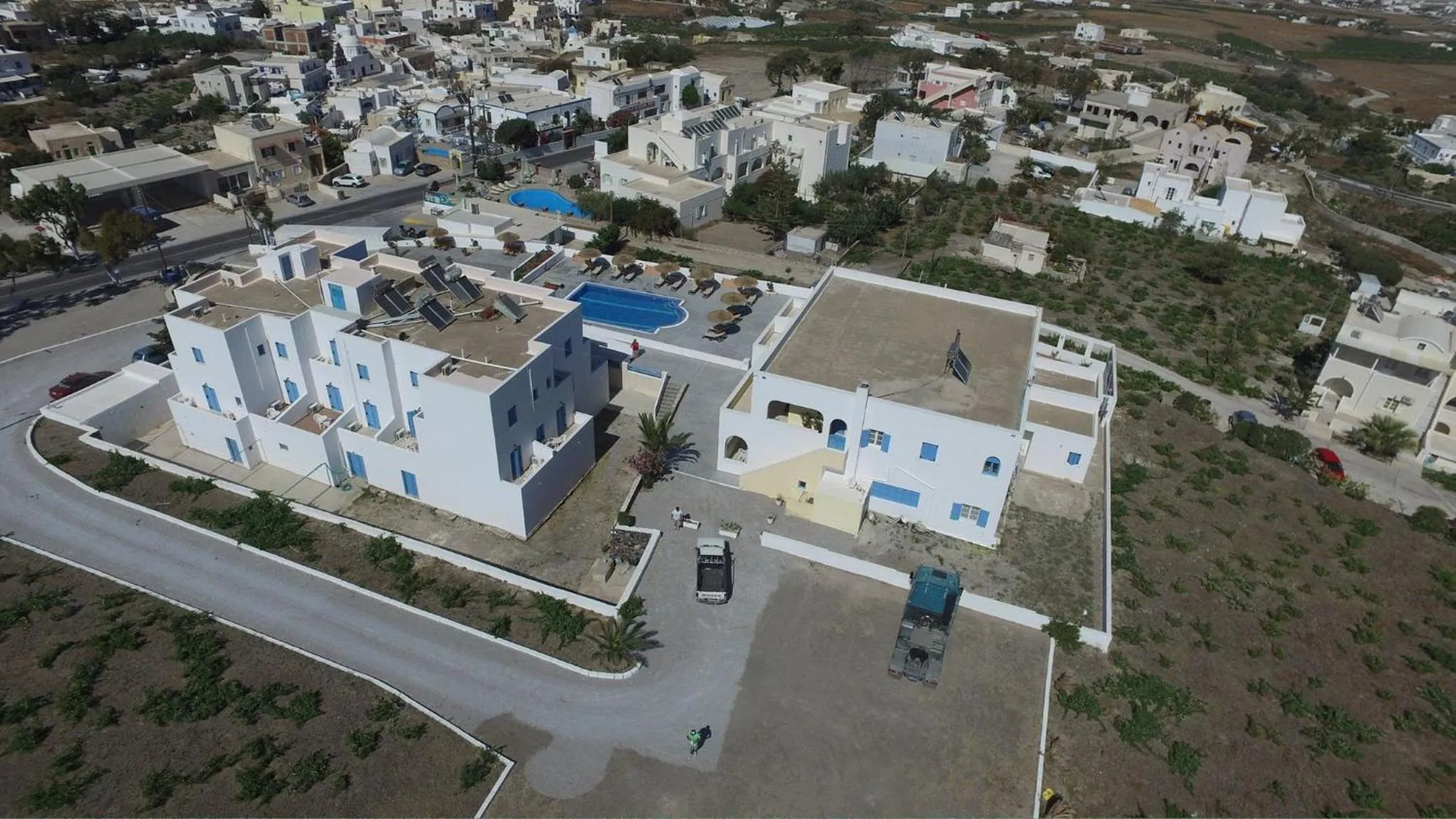 Property building in Nikos Hotel