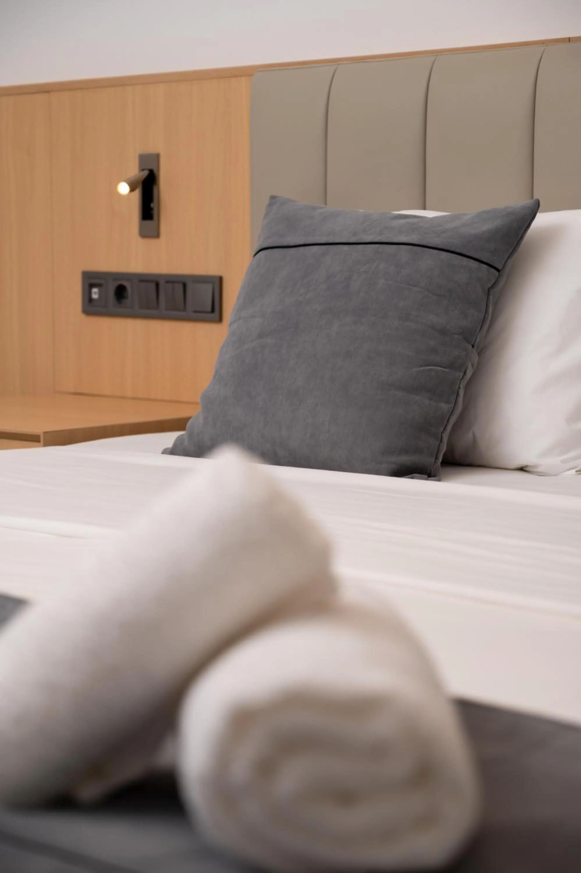 Decorative detail, Bed in Nikos Hotel