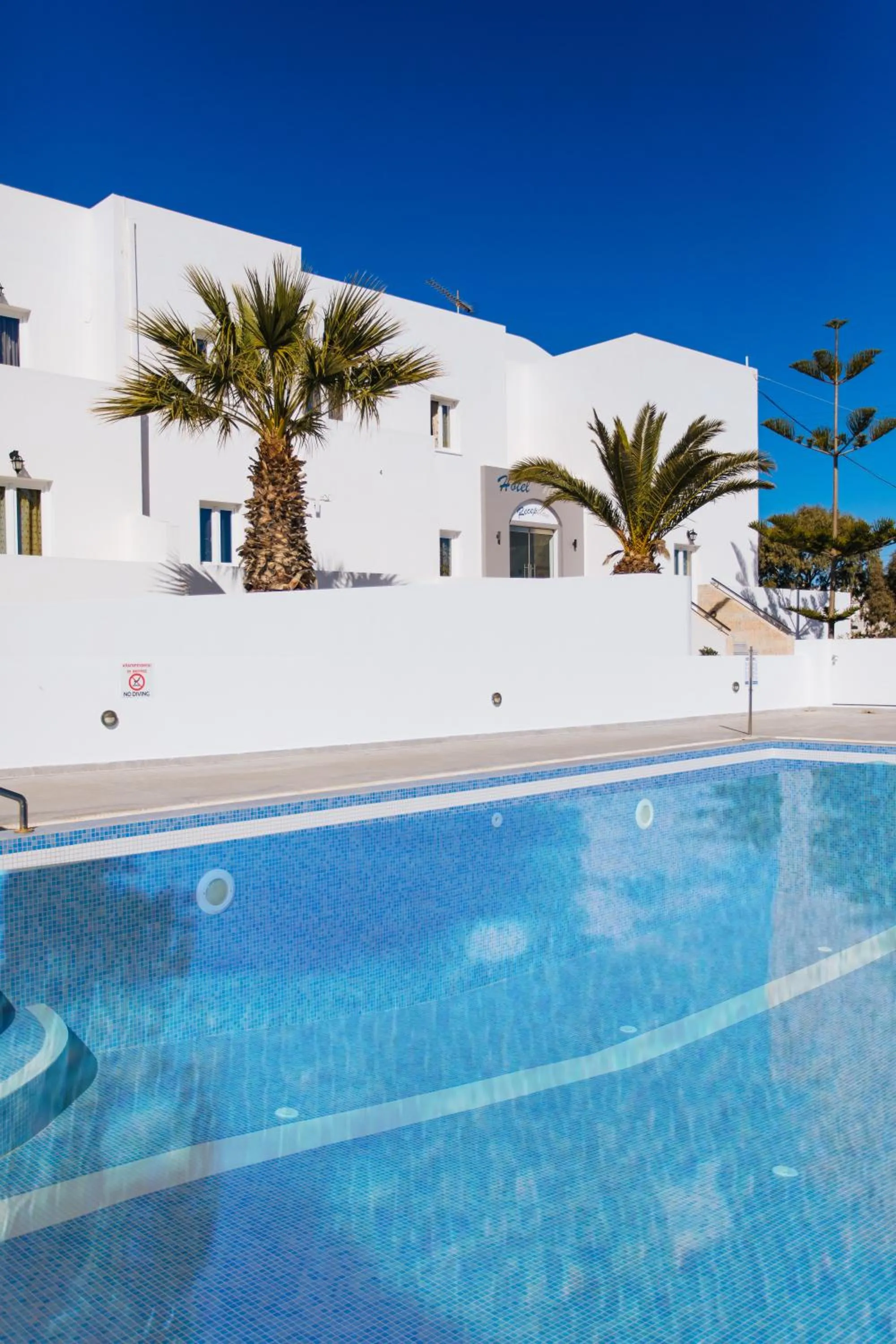 Property building in Nikos Hotel