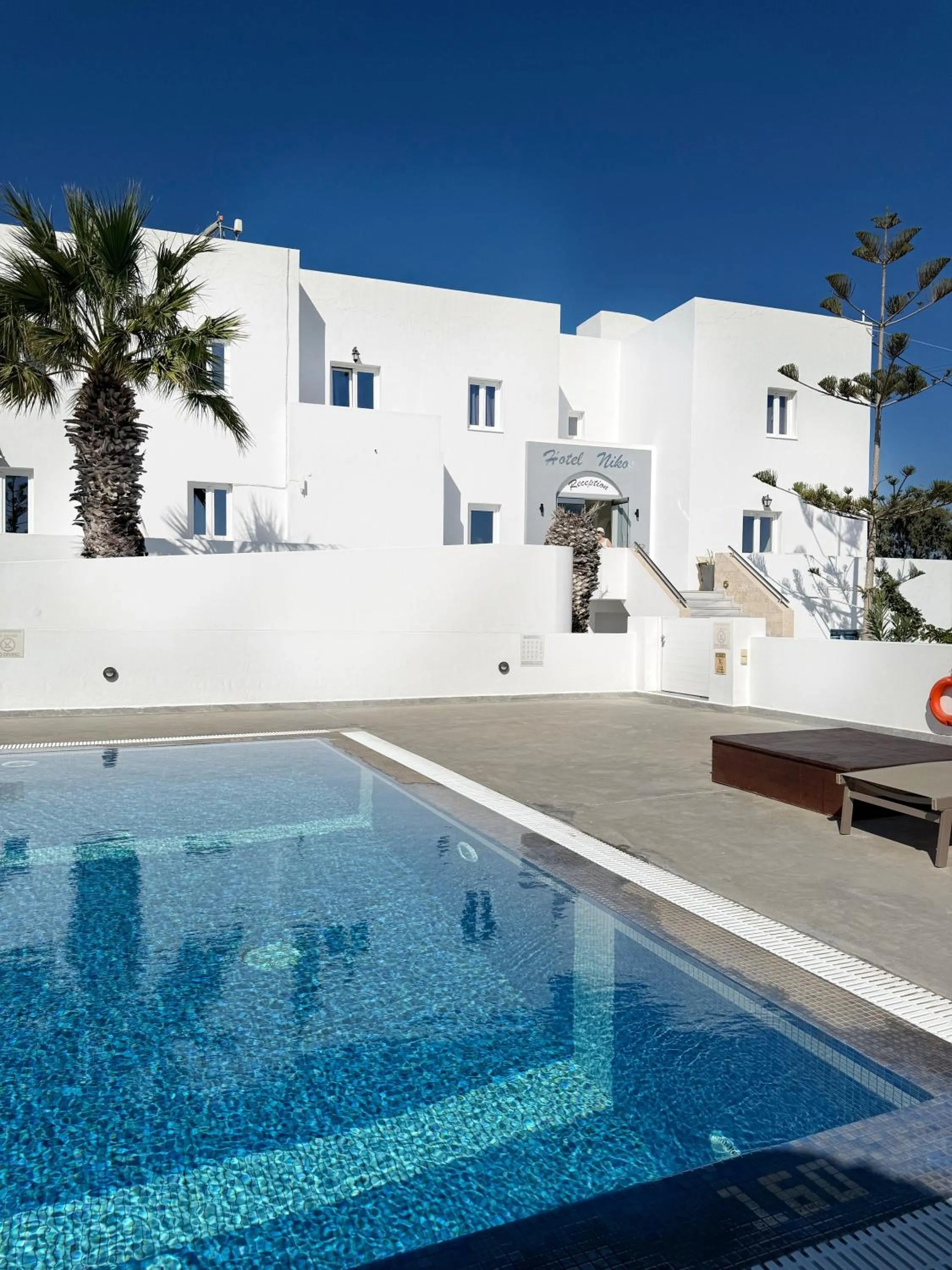 Swimming pool in Nikos Hotel