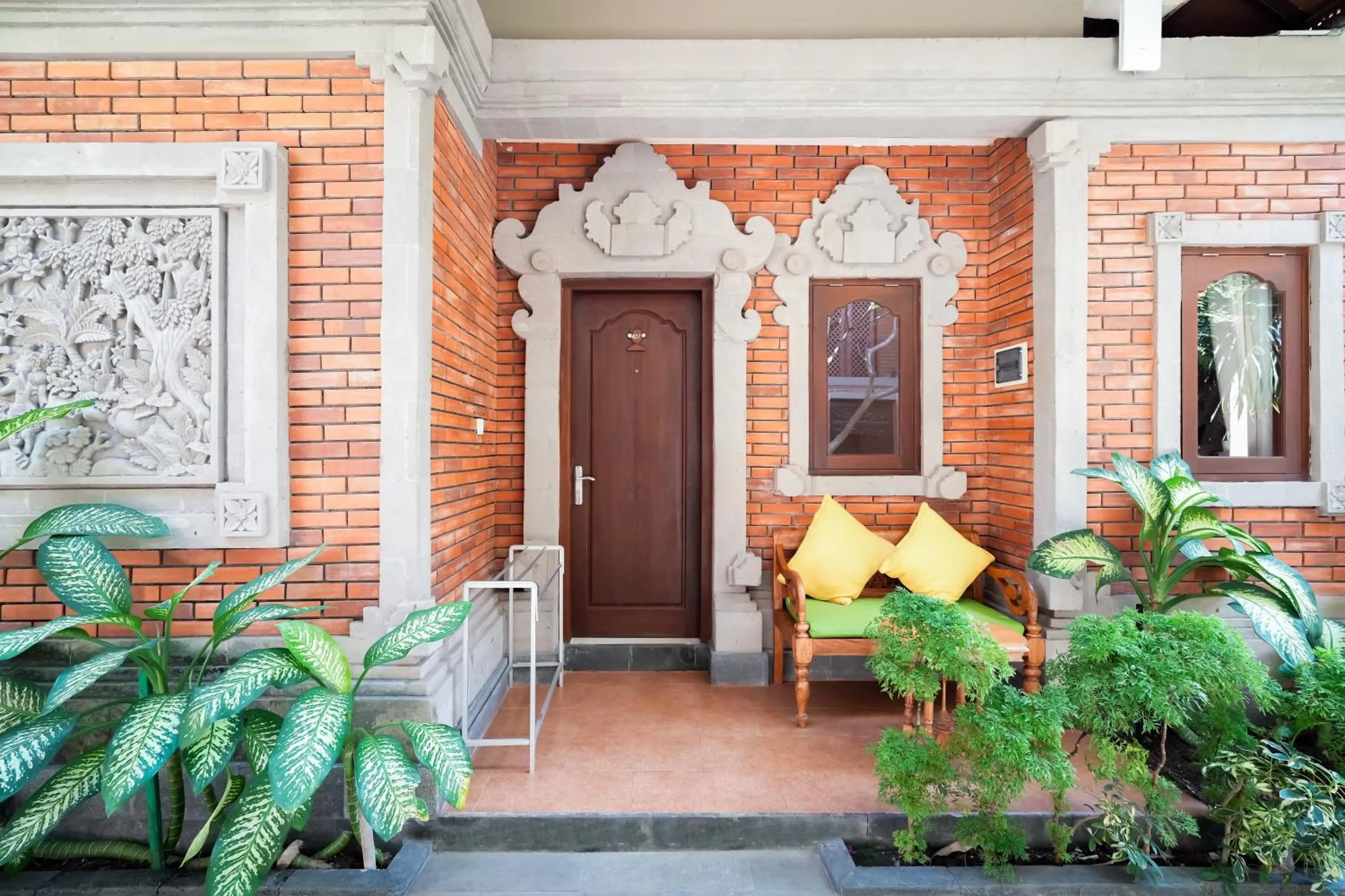 Balcony/Terrace in Adi Dharma Hotel Legian
