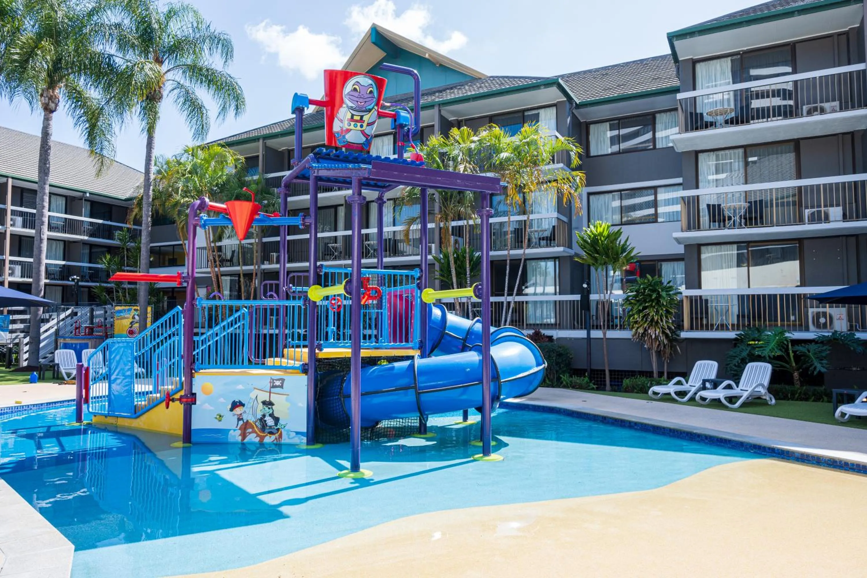 Aqua park in Paradise Resort Gold Coast