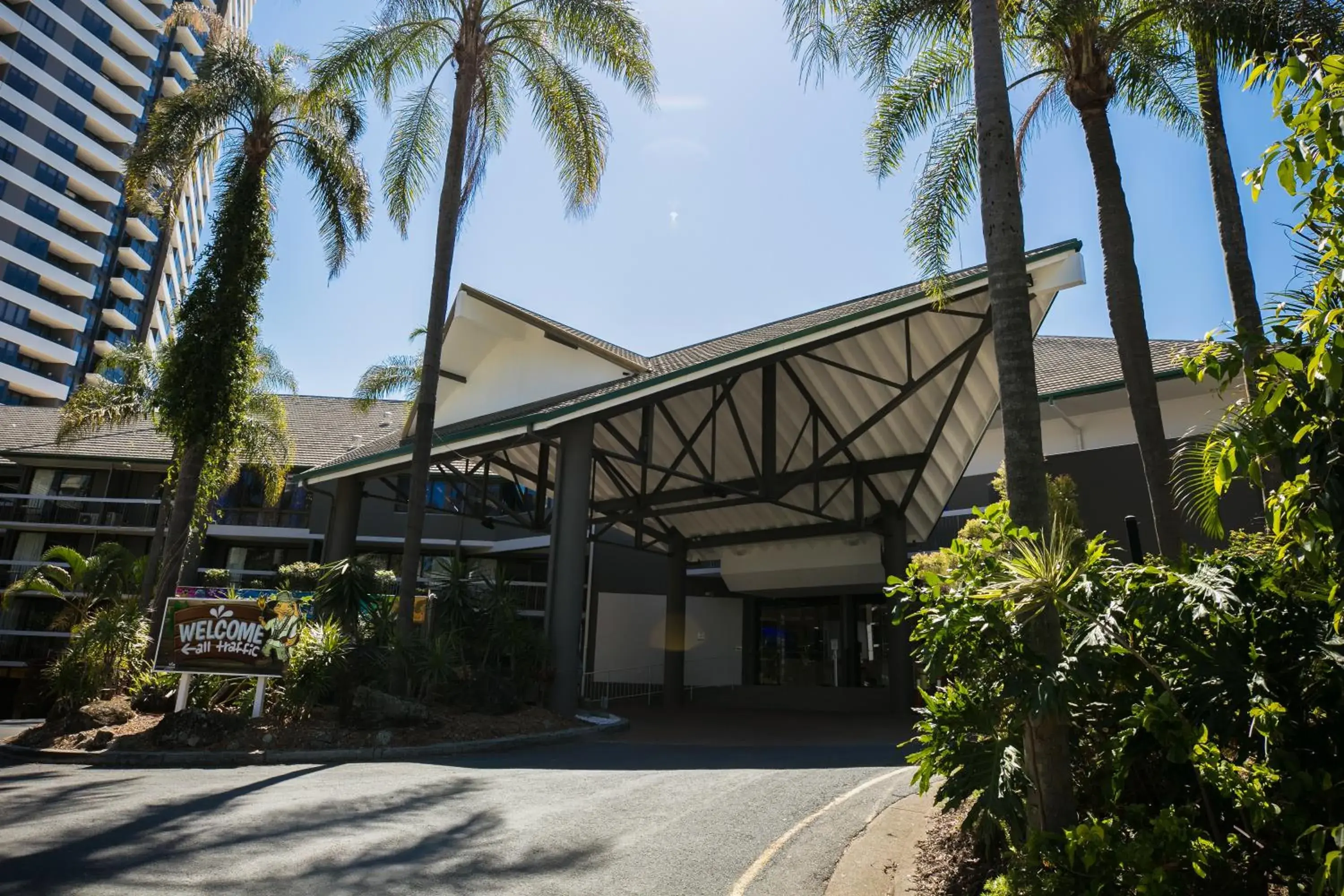 Facade/entrance in Paradise Resort Gold Coast Facade/entrance in Paradise Resort Gold Coast