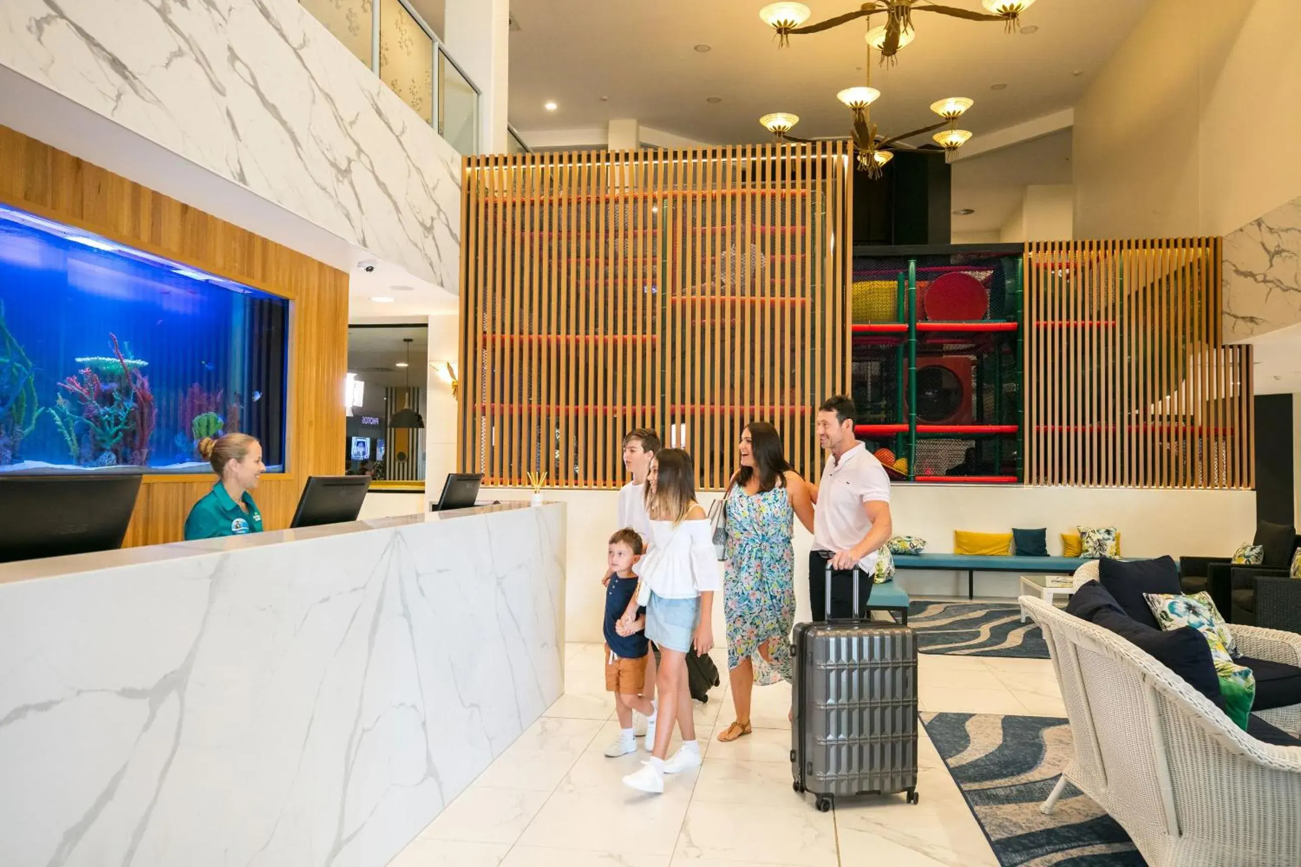 Lobby or reception in Paradise Resort Gold Coast Lobby or reception in Paradise Resort Gold Coast
