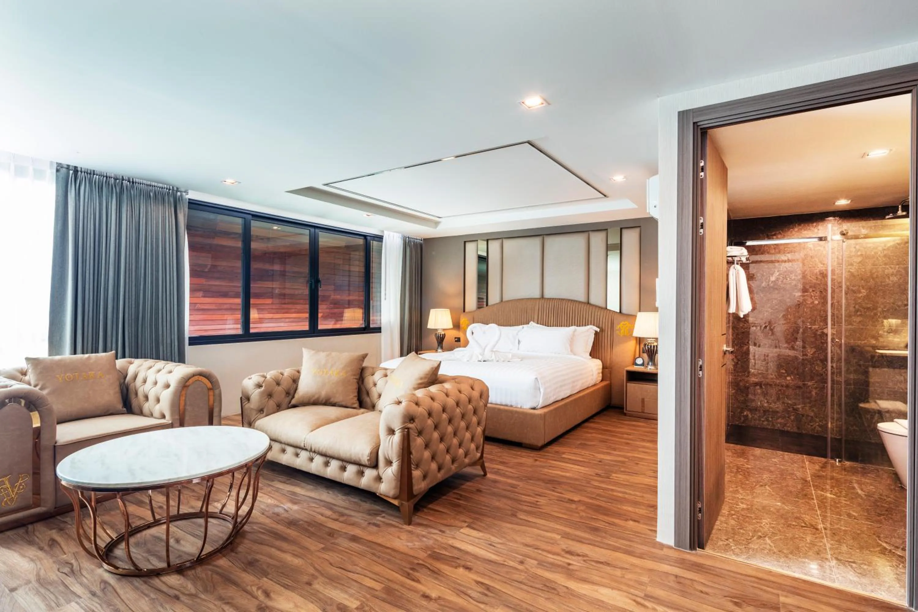 Bed in The Grand Sala Thai