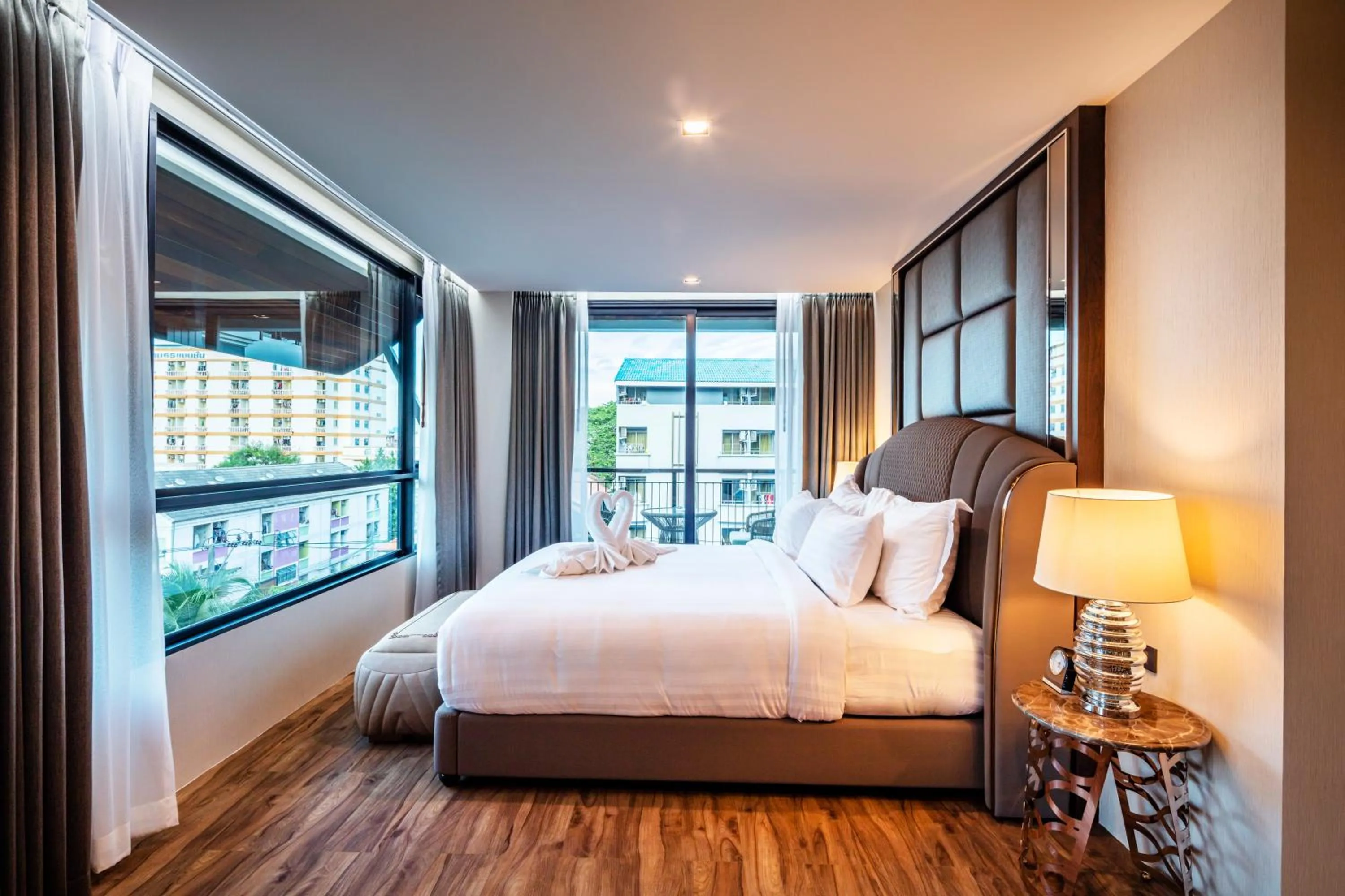 Bed in The Grand Sala Thai