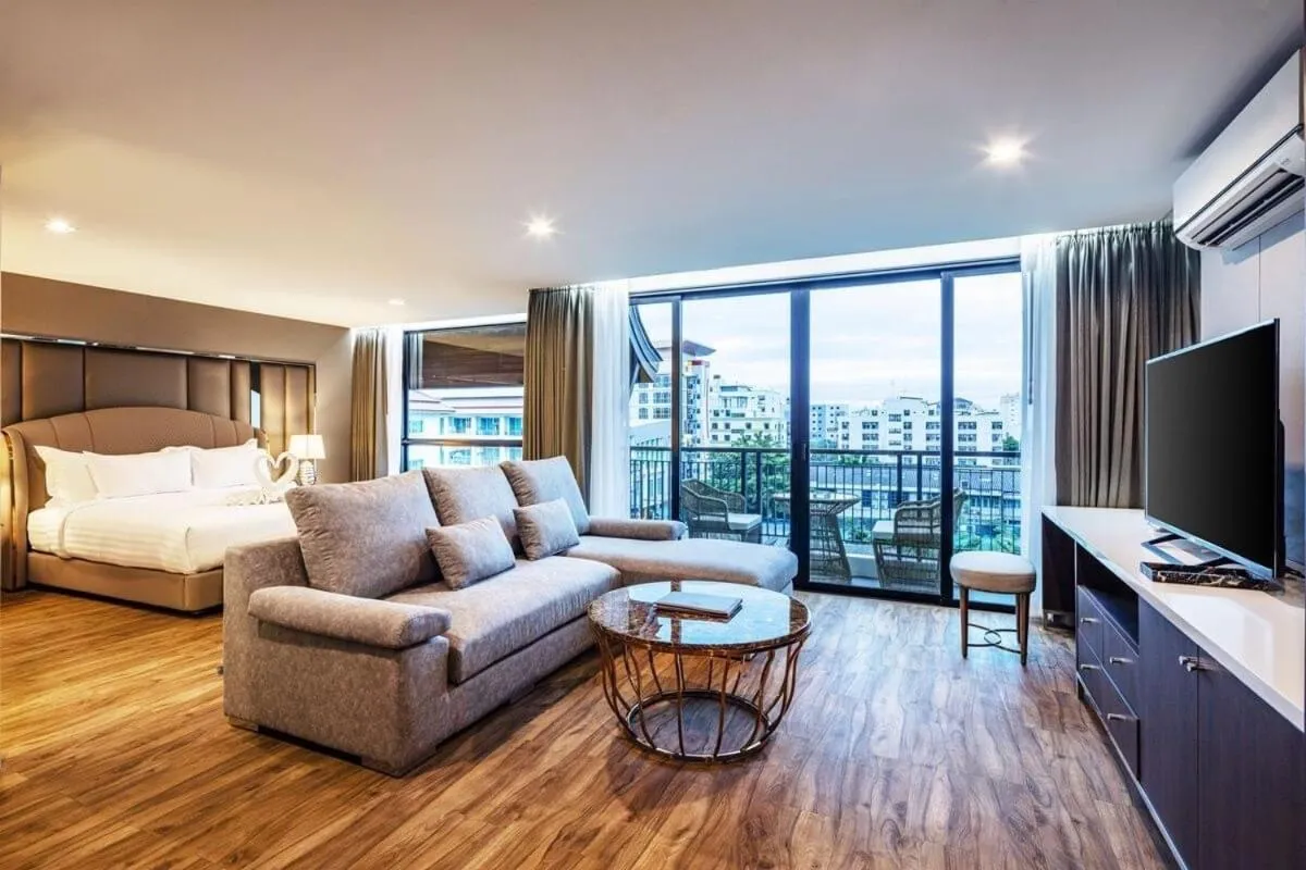 Bed in The Grand Sala Thai