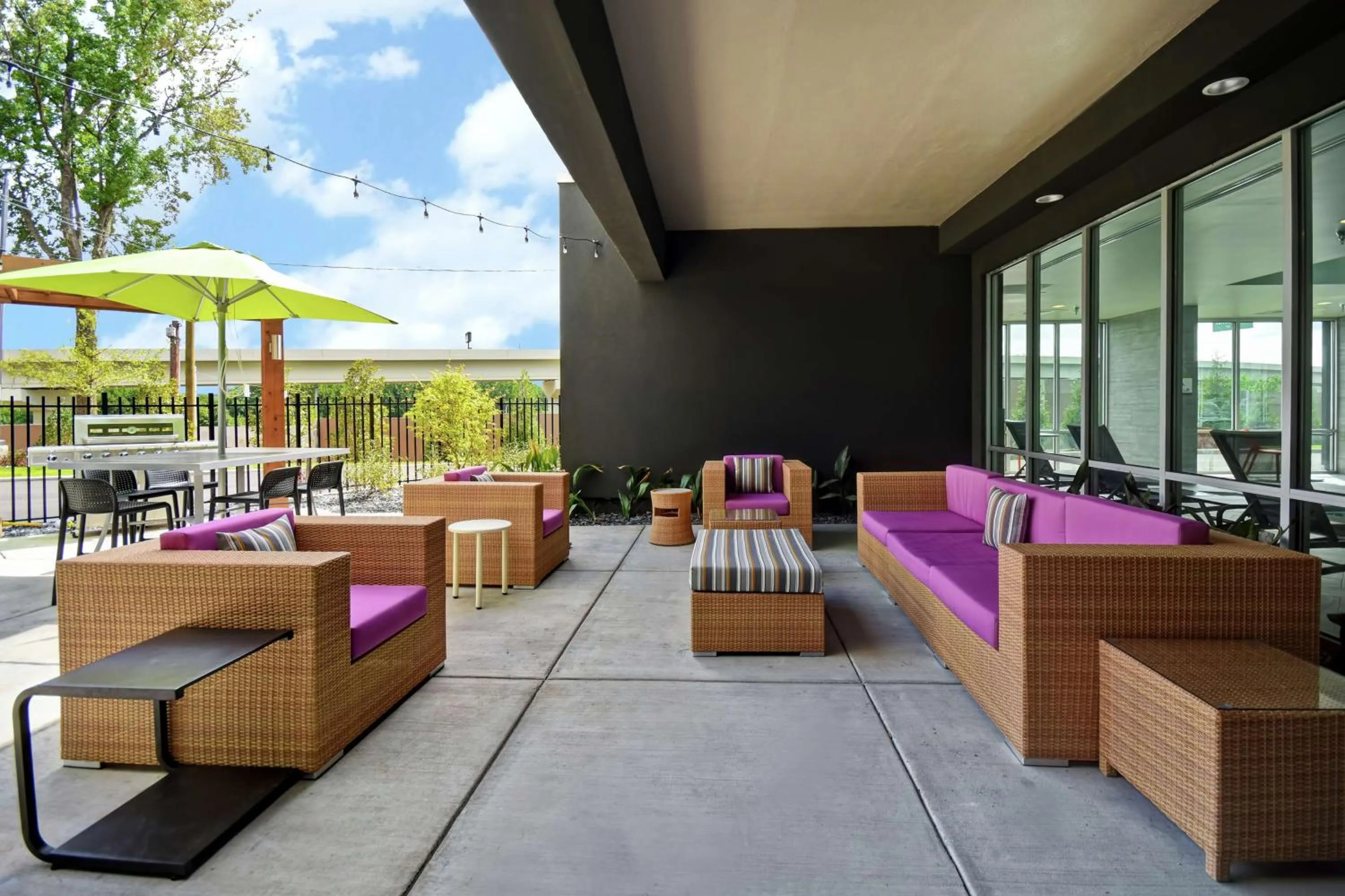 Patio in Home2 Suites By Hilton Atlanta Marietta, Ga