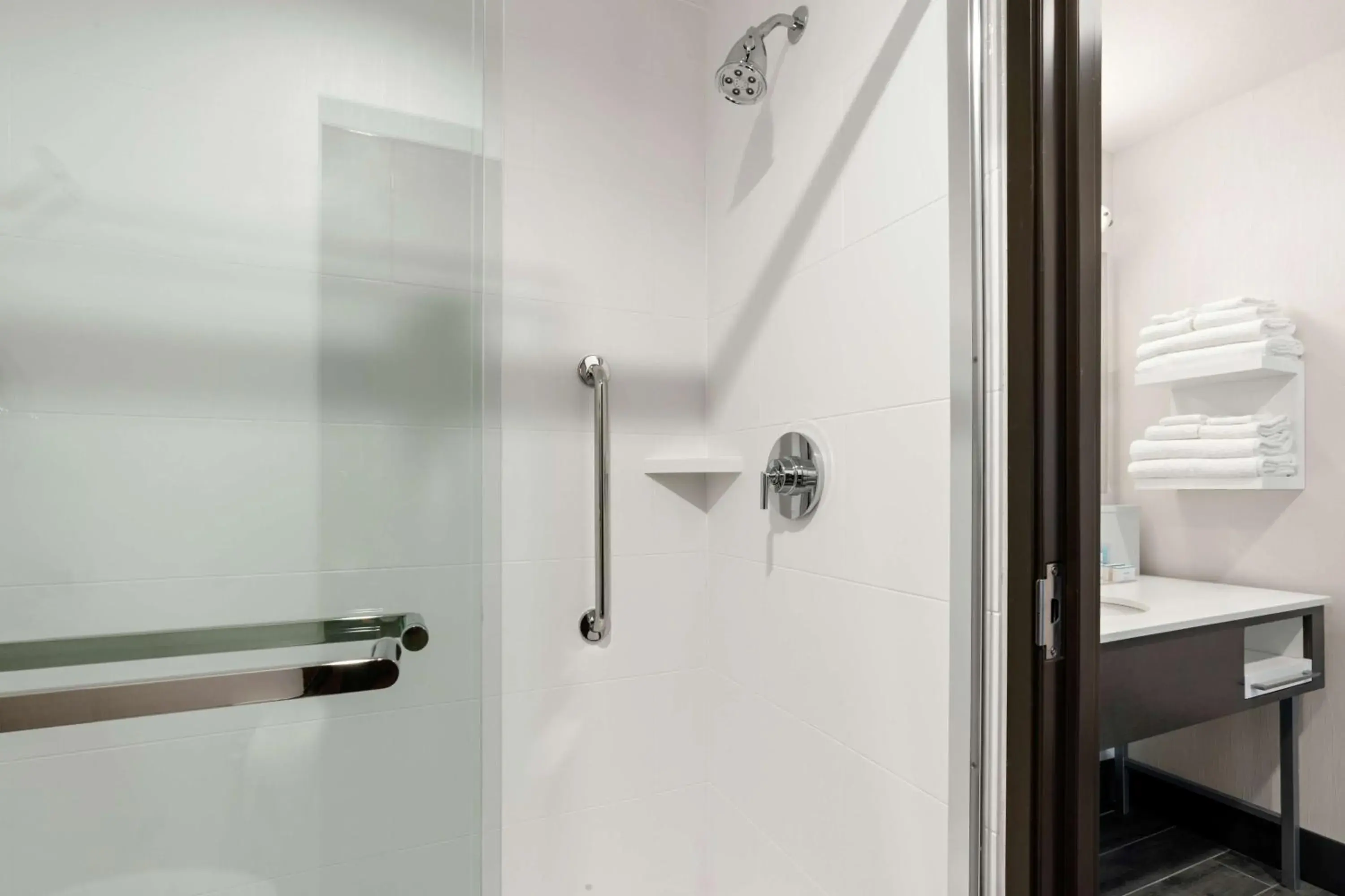 Bathroom in Hampton Inn & Suites Spokane Downtown-South Bathroom in Hampton Inn & Suites Spokane Downtown-South