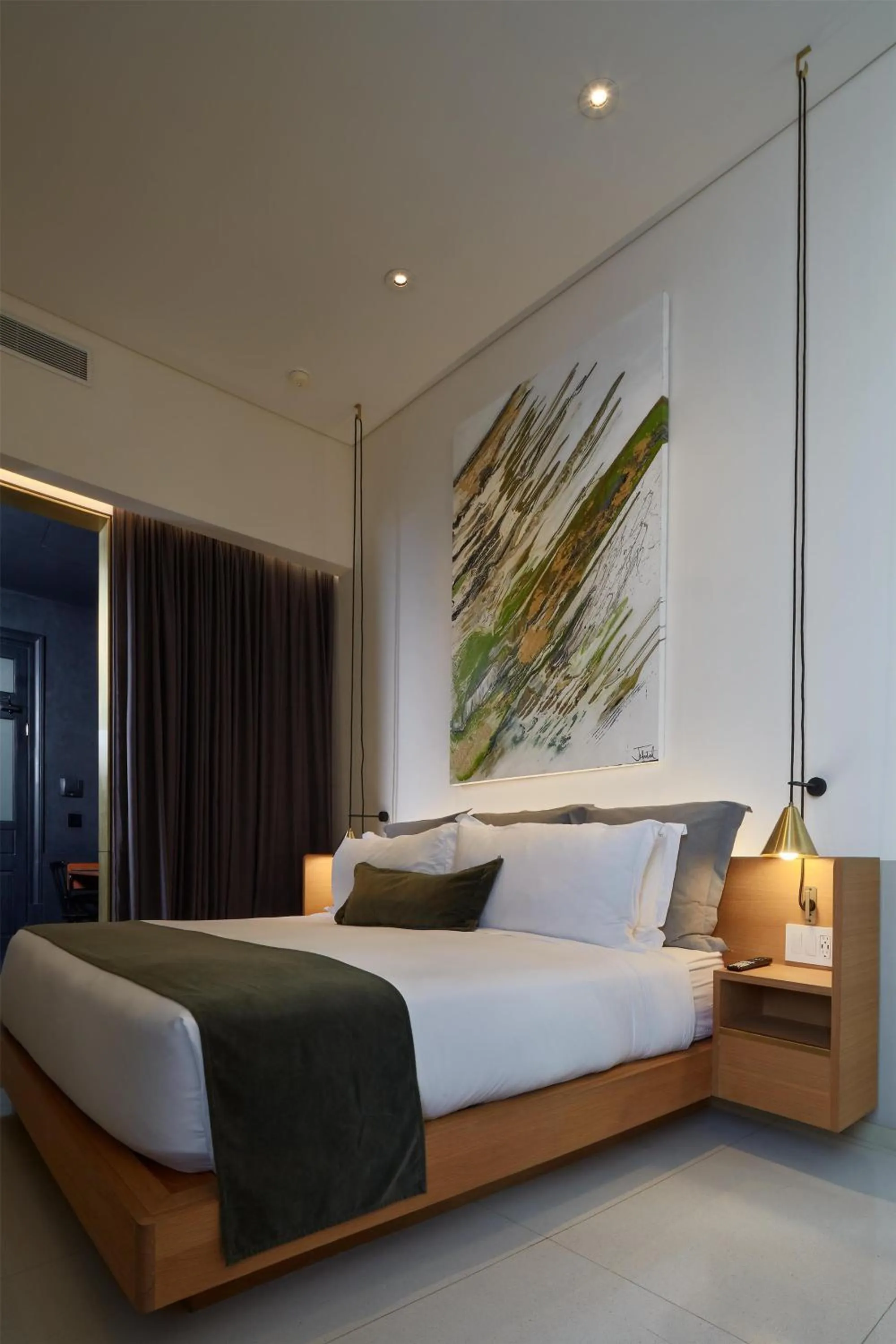 Photo of the whole room, Bed in Umbral, Curio Collection By Hilton