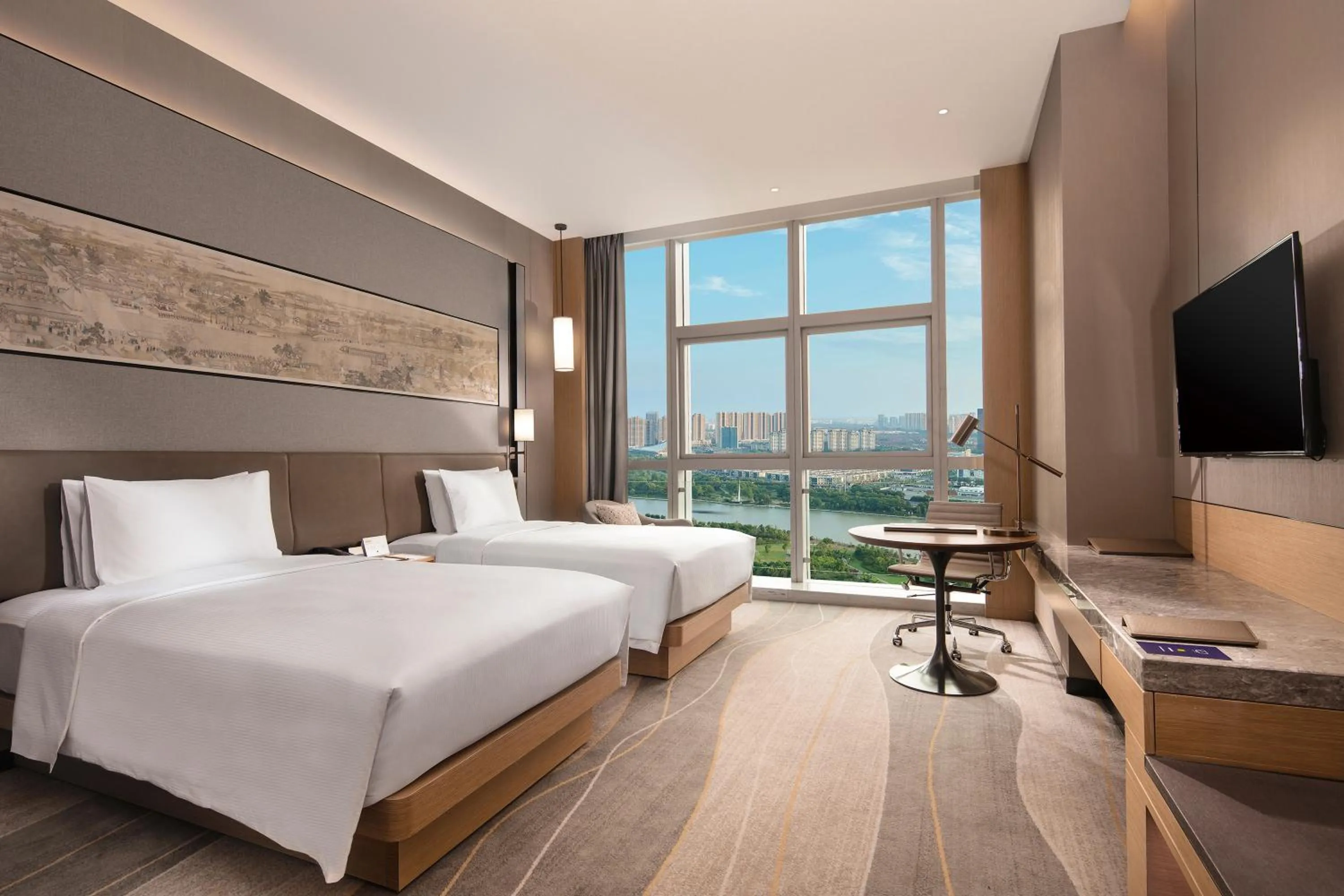 Bedroom, Bed in Doubletree By Hilton Suzhou Wujiang