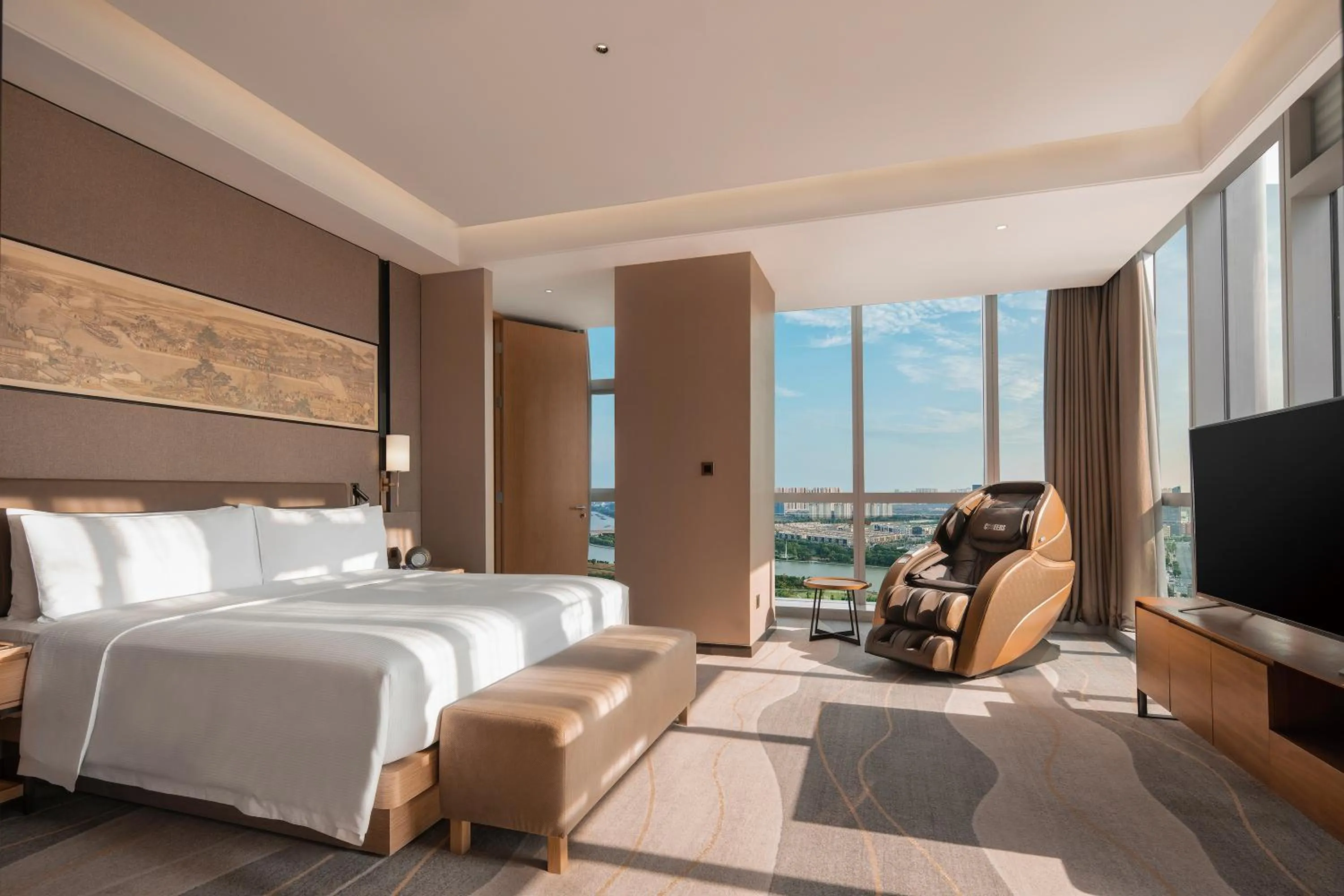 Bed in Doubletree By Hilton Suzhou Wujiang