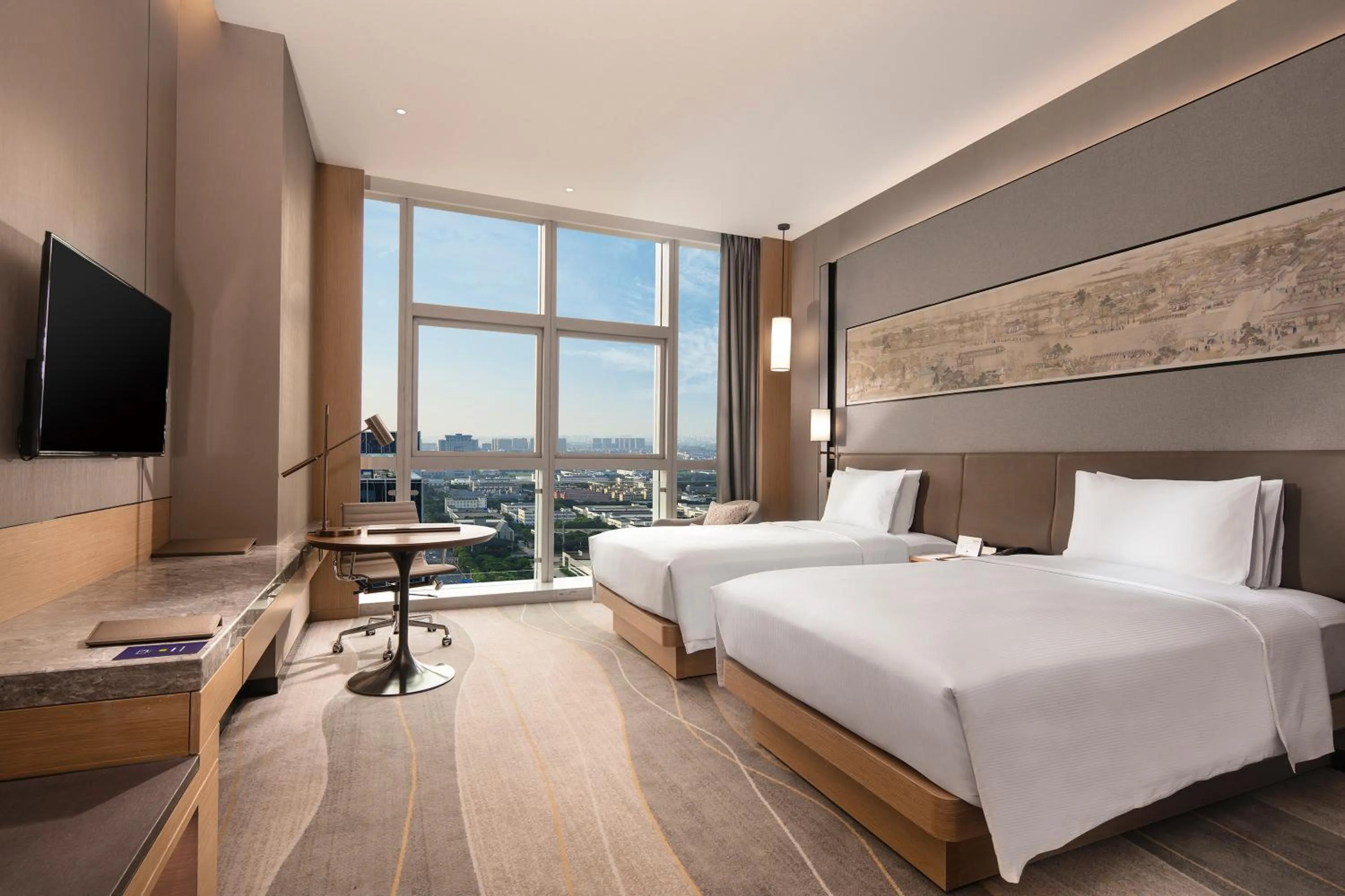 Bed in Doubletree By Hilton Suzhou Wujiang