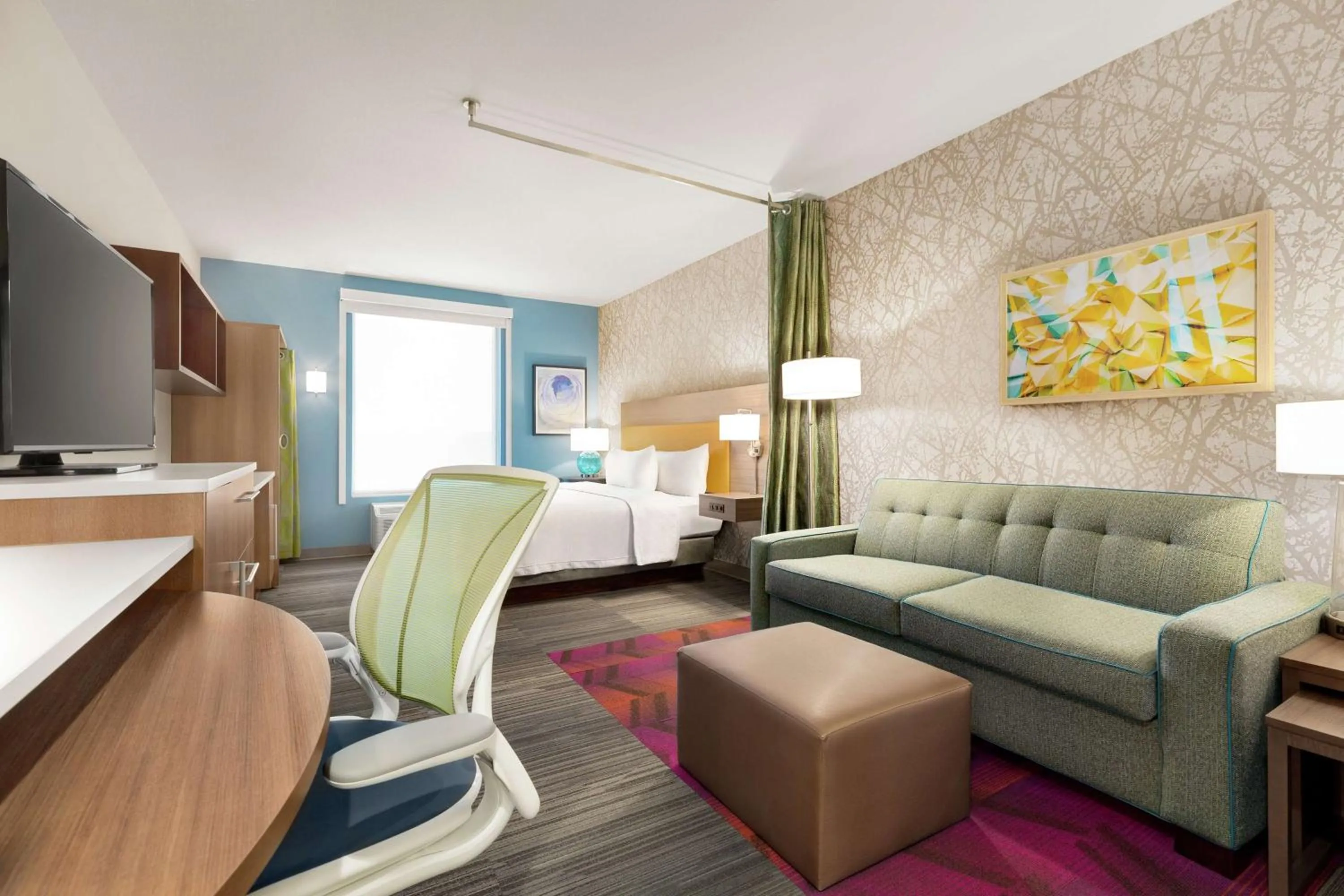 Bedroom in Home2 Suites By Hilton Colorado Springs South, Co