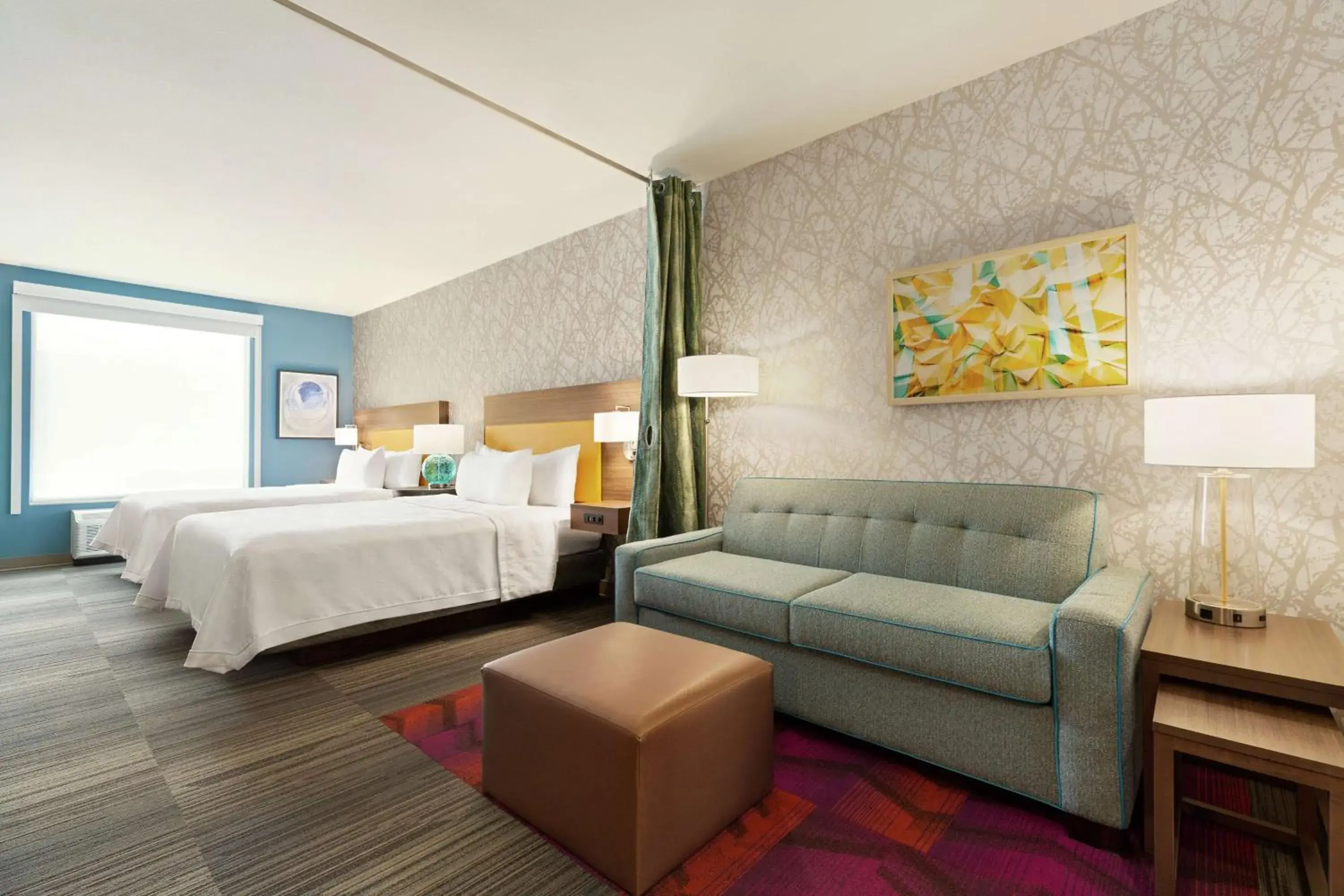 Queen Studio with Two Queen Beds - Non-Smoking in Home2 Suites By Hilton Colorado Springs South, Co Queen Studio with Two Queen Beds - Non-Smoking in Home2 Suites By Hilton Colorado Springs South, Co