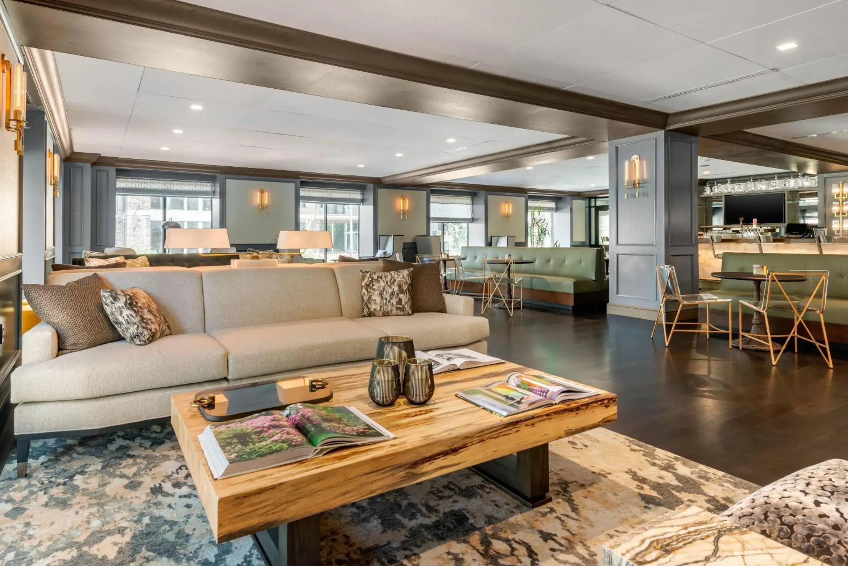 Lobby or reception in Cambria Hotel Houston Downtown Convention Center Lobby or reception in Cambria Hotel Houston Downtown Convention Center