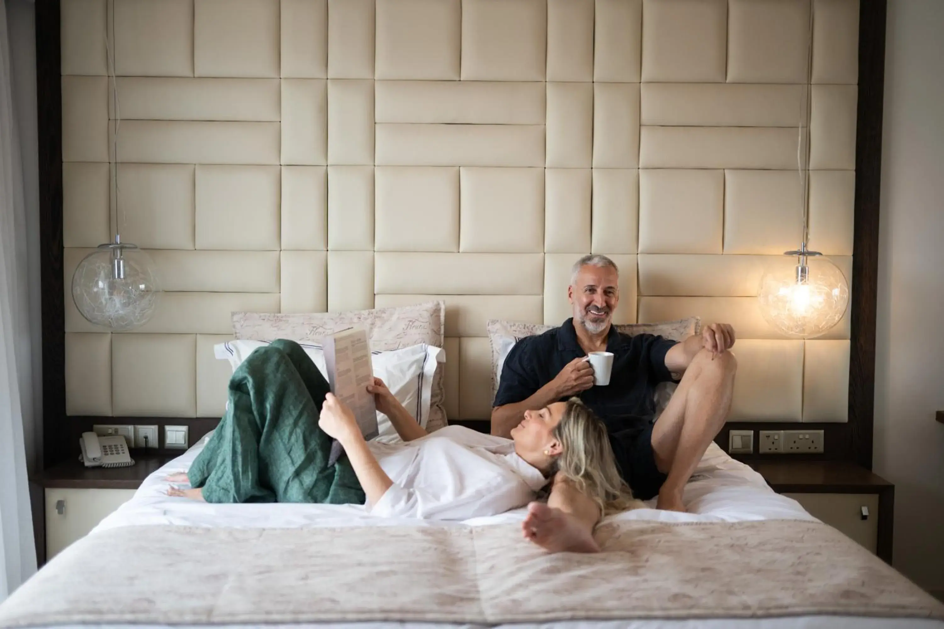 Bed in King Jason Paphos - Designed for Adults by Louis Hotels Bed in King Jason Paphos - Designed for Adults by Louis Hotels