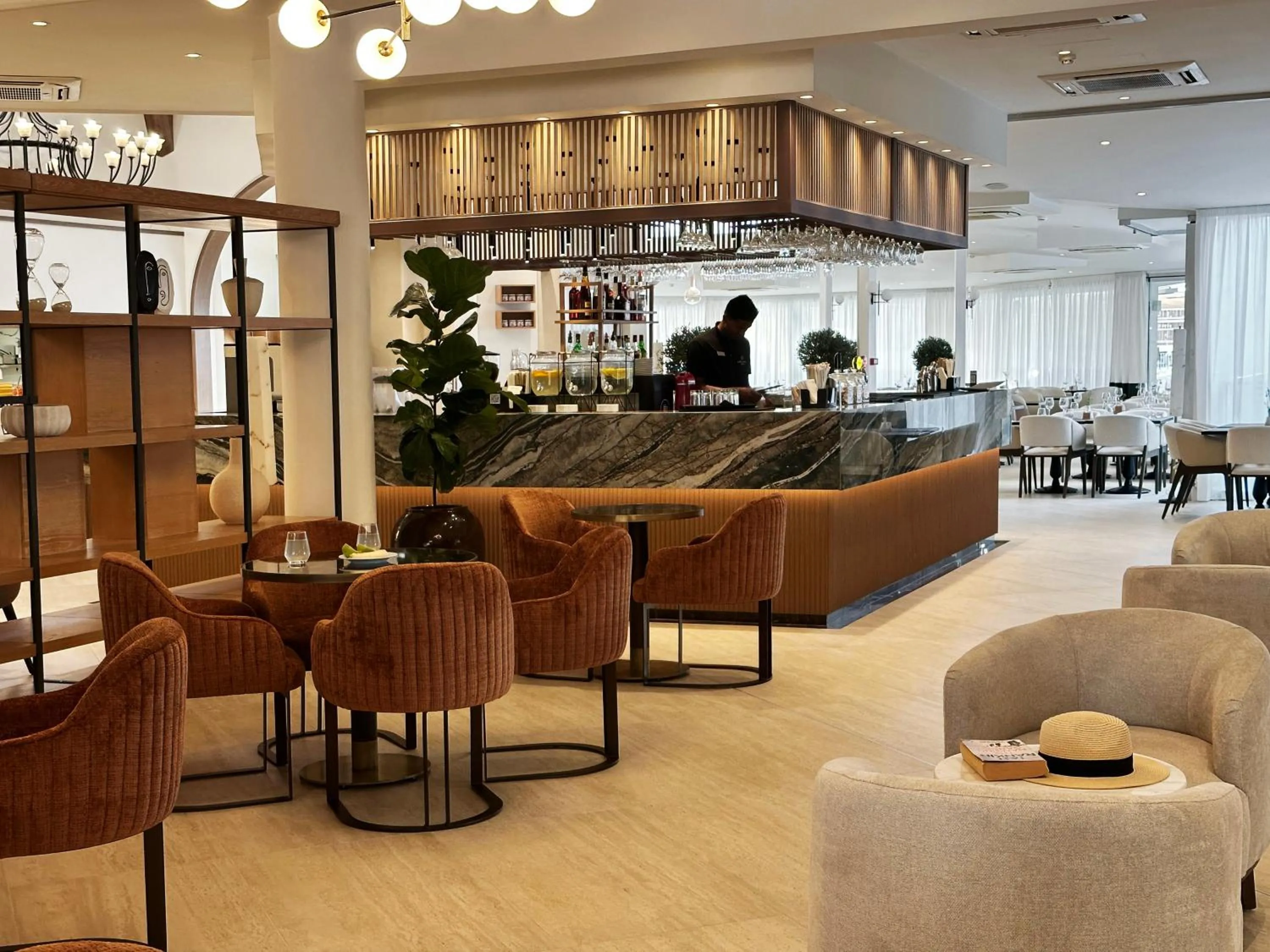 Lobby or reception in King Jason Paphos - Designed for Adults by Louis Hotels