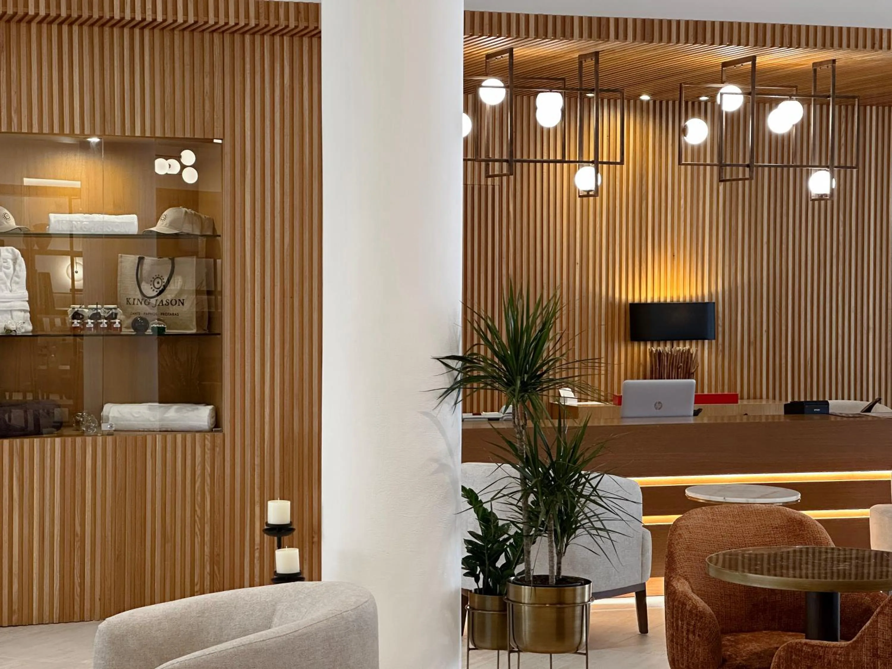 Lobby or reception in King Jason Paphos - Designed for Adults by Louis Hotels