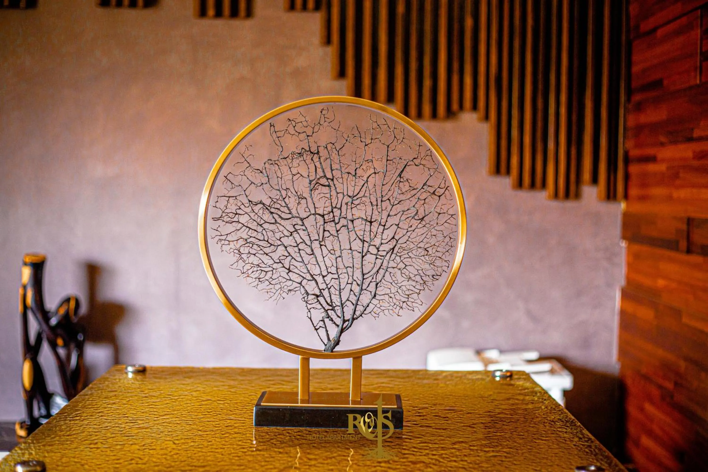 Decorative detail in Roots Hotel Apartments Abidjan
