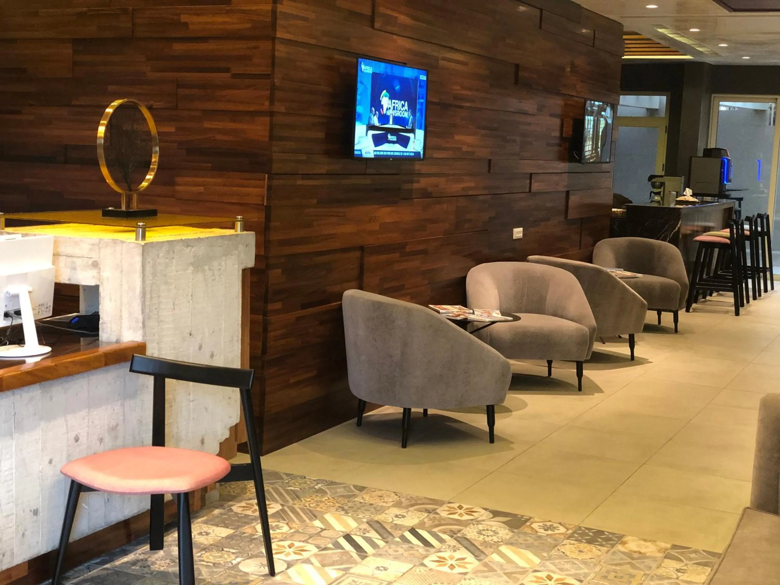 Lobby or reception in Roots Hotel Apartments Abidjan